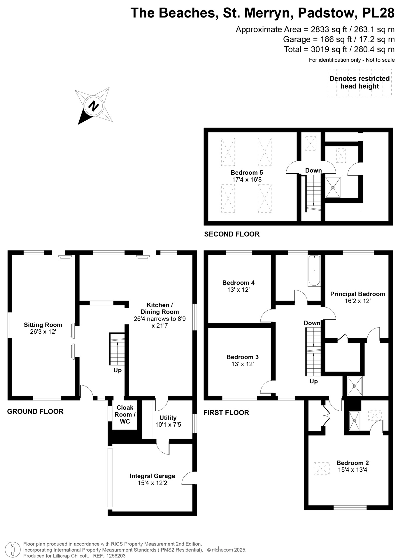8 The Beaches, Padstow floorplan