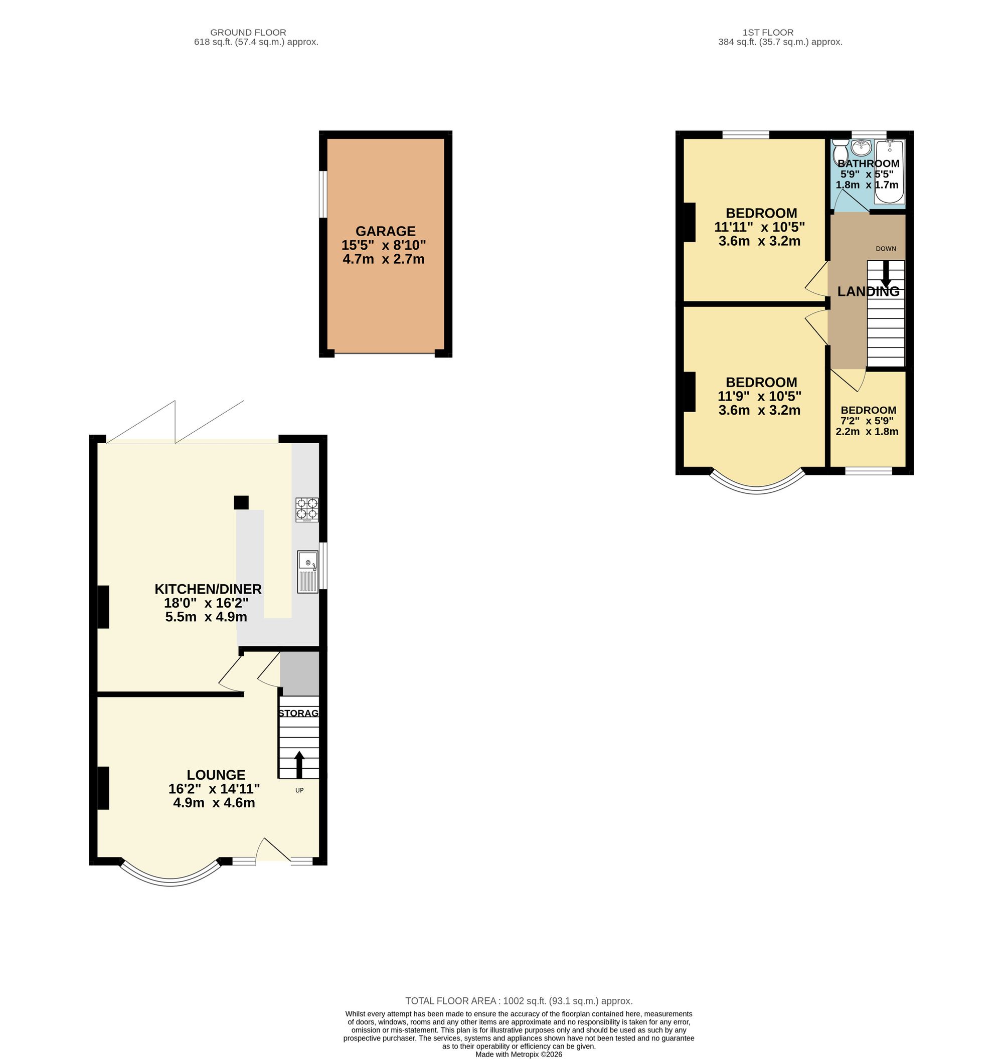 57 Tenter Balk Lane, Doncaster floorplan