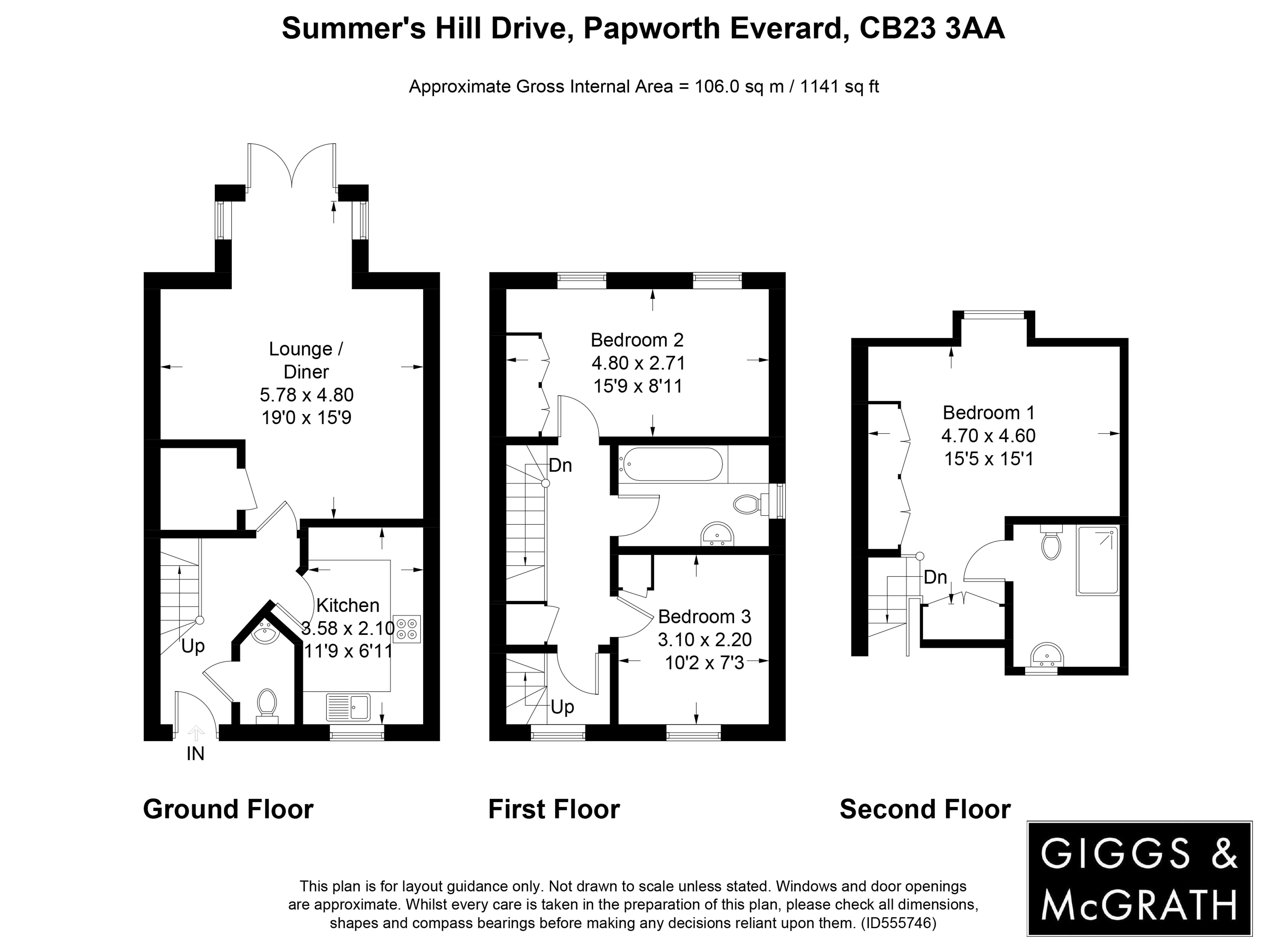 3 Bedrooms Semi-detached house for sale in Summers Hill Drive, Papworth Everard, Cambridge, Cambridgeshire CB23