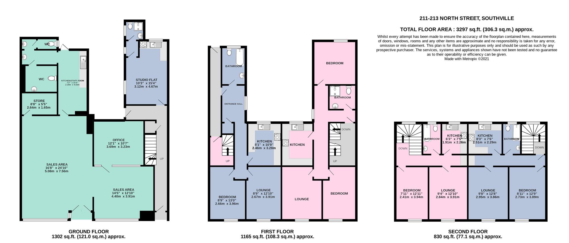 213, North Street, Bristol floorplan