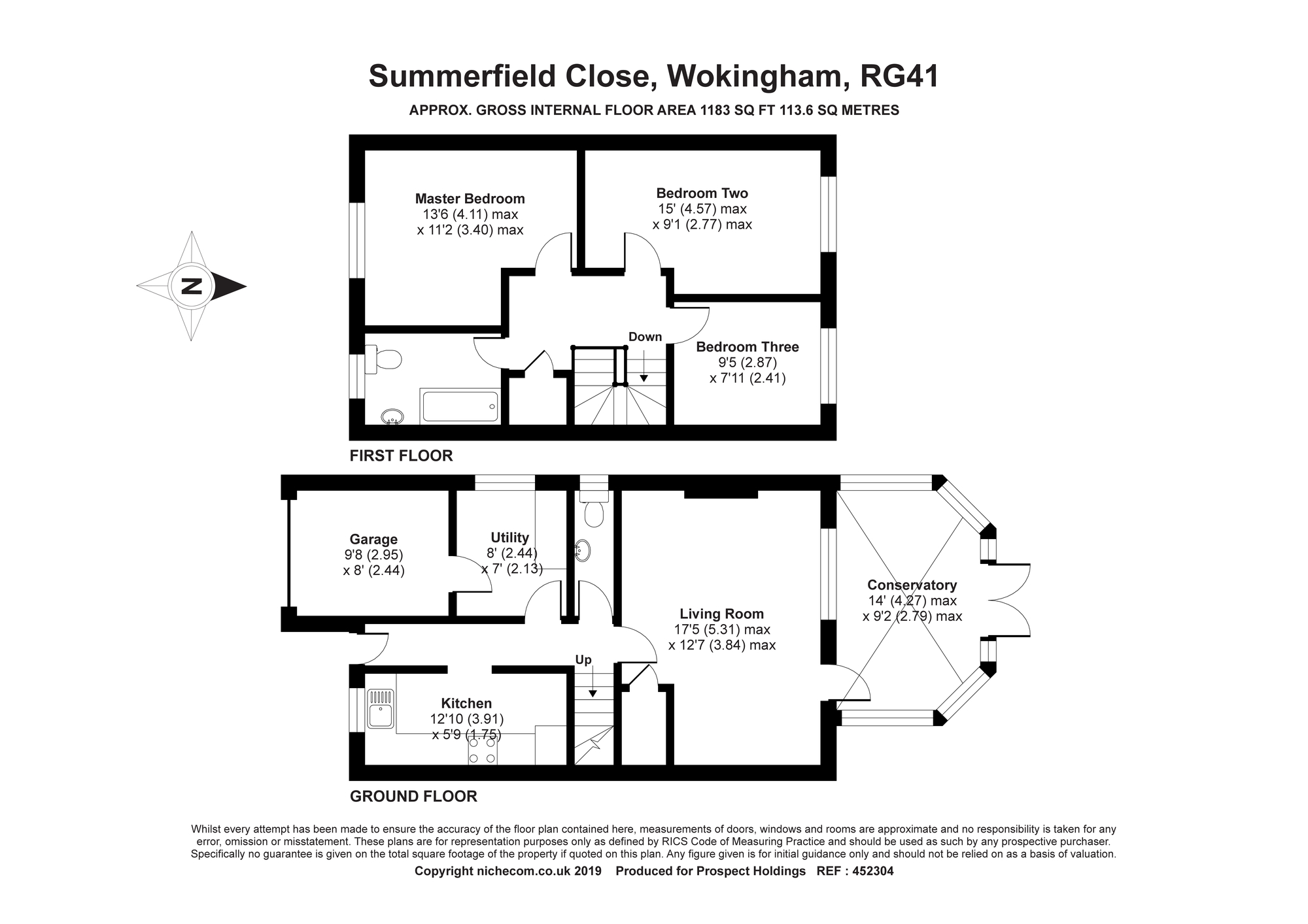 3 Bedrooms Semi-detached house for sale in Summerfield Close, Wokingham, Berkshire RG41