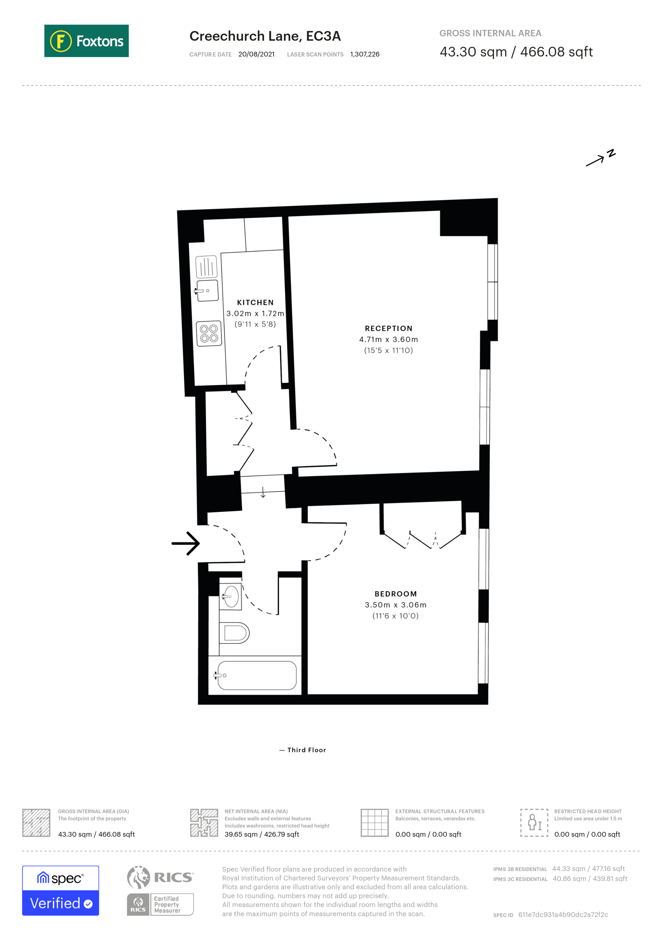 Creechurch Lane, City floorplan