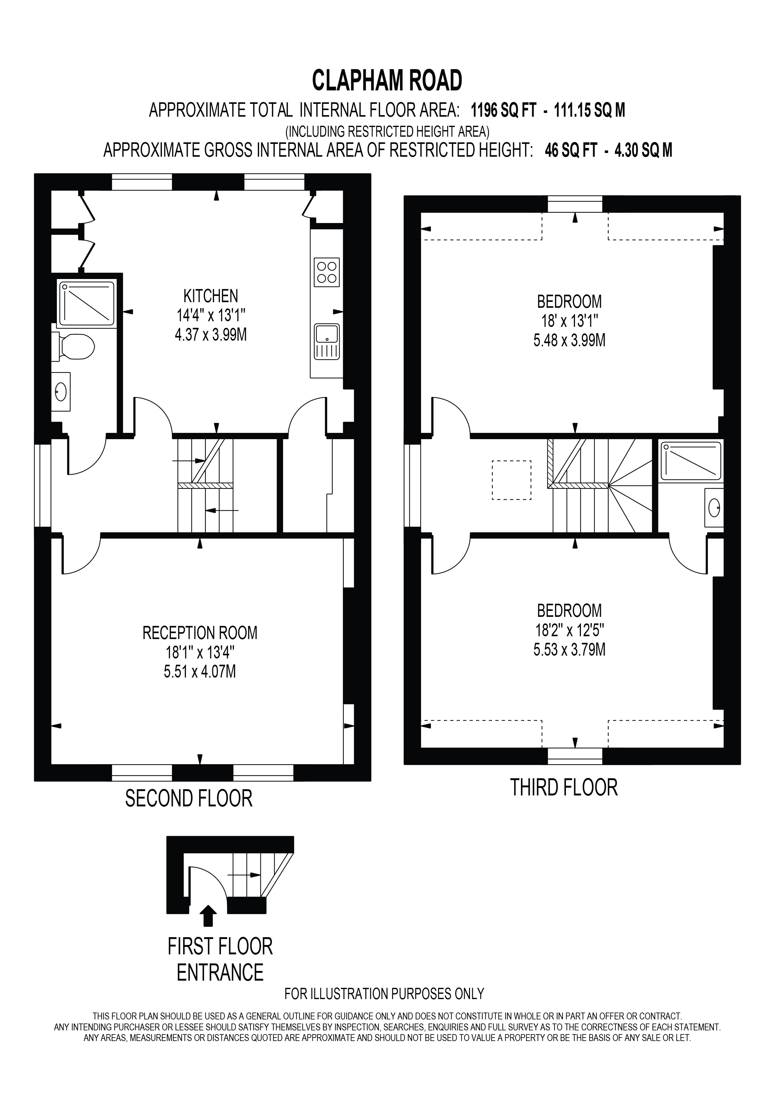 Clapham Road, London SW9, 2 bedroom flat for sale 64795985