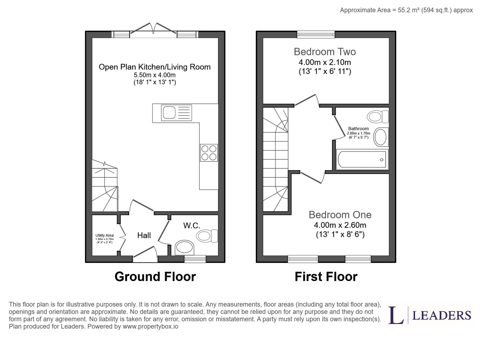 19, Longshaw Close, Longshaw Close floorplan