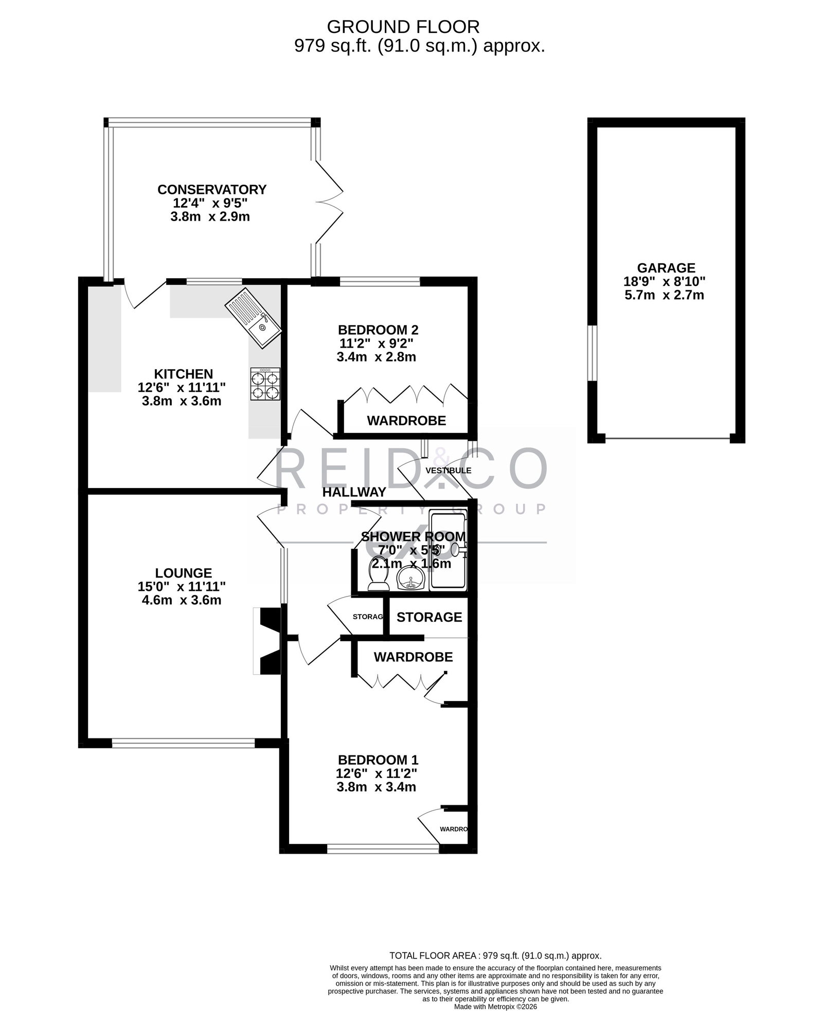 19, Hawthorn Crescent, Preston floorplan