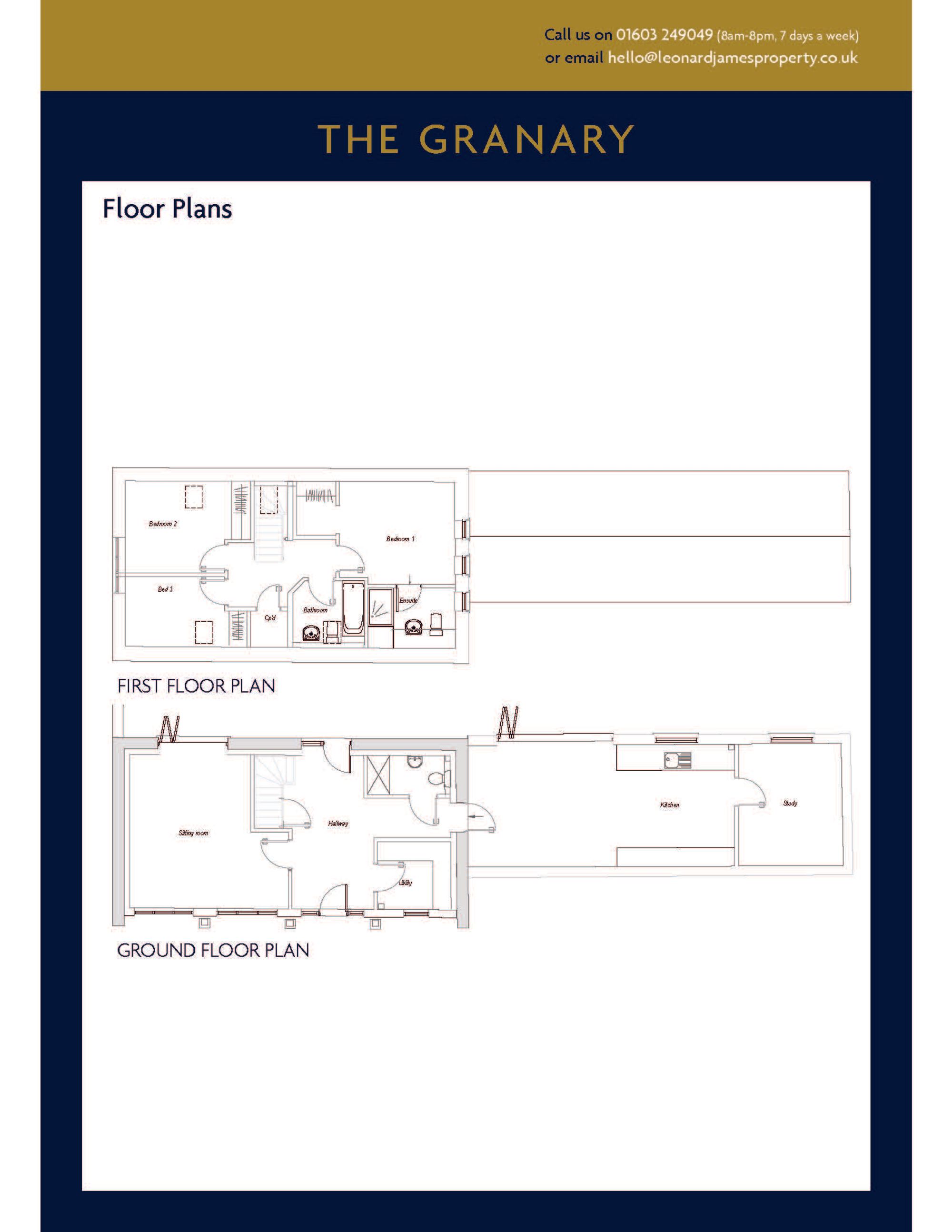 The Granary, White House Farm Barns, Yaxley floorplan