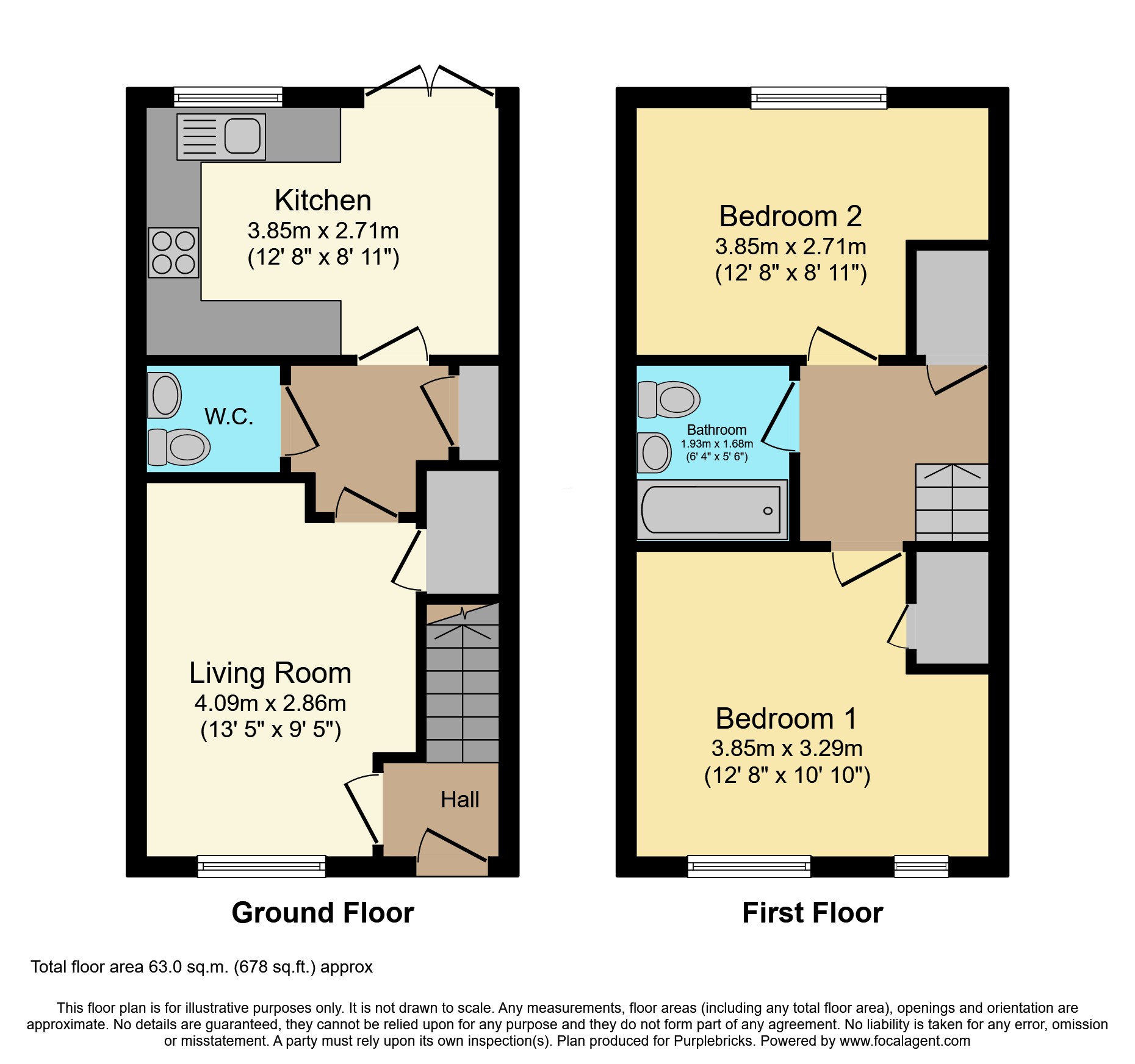 46, Nocks Avenue, Birmingham floorplan