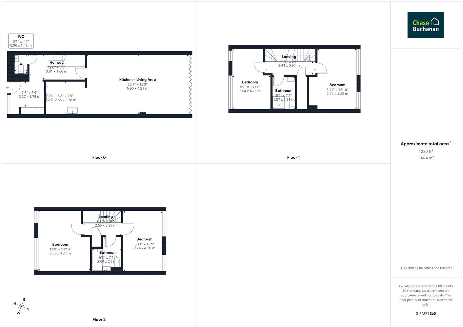 19, Golf Side, Twickenham floorplan