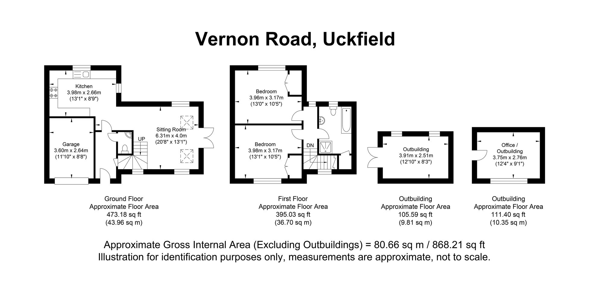 24a Vernon Road, Uckfield floorplan