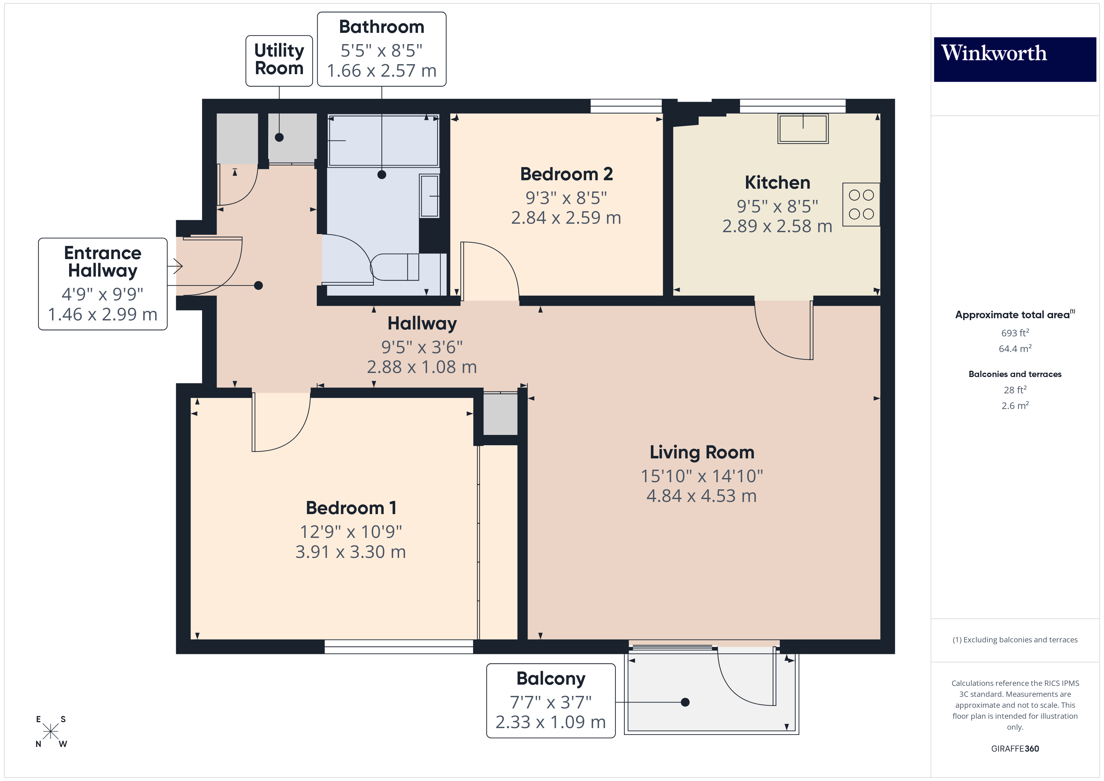 Holders Hill Road, London, NW4 floorplan