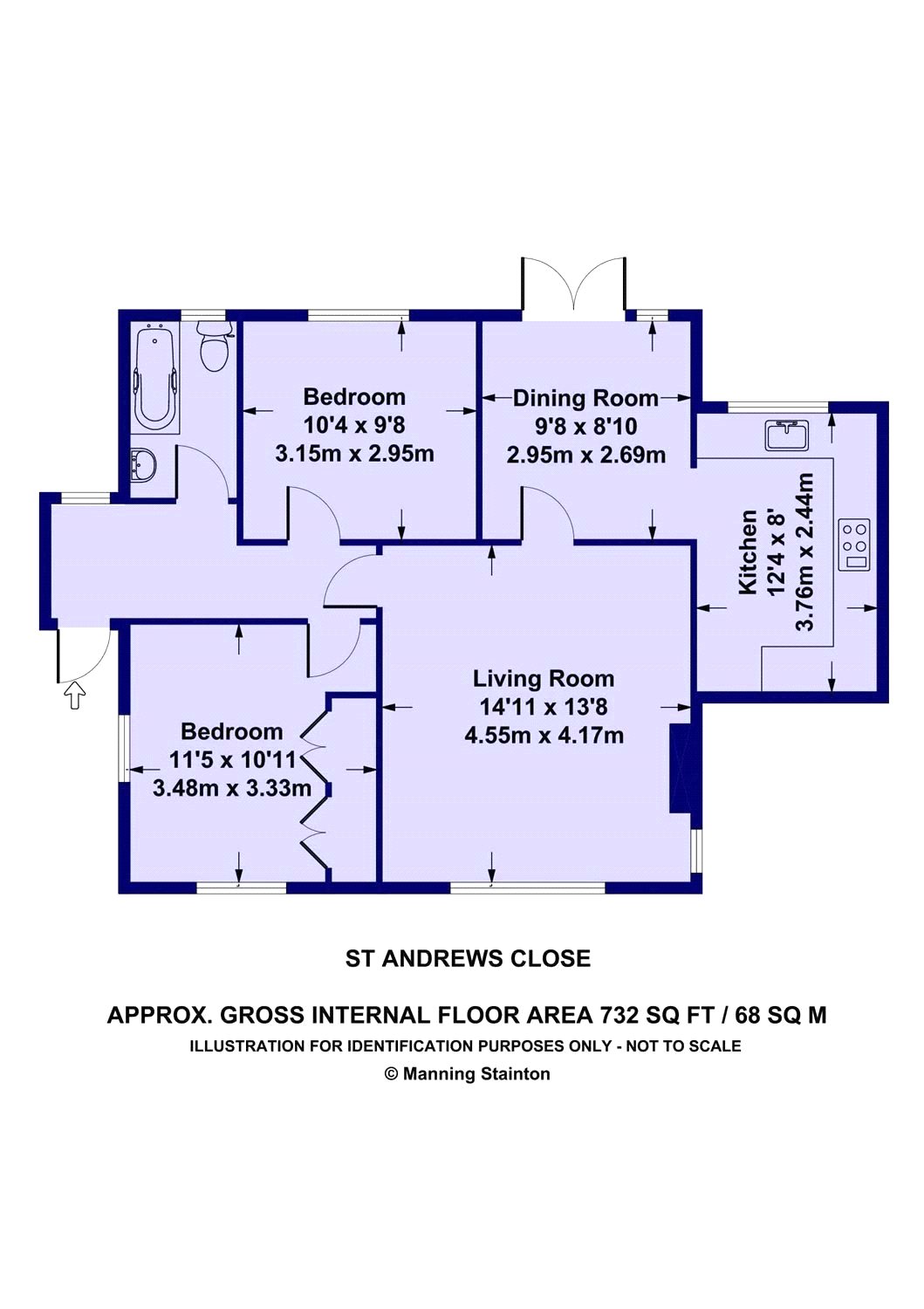 2 Bedrooms Detached bungalow for sale in St. Andrews Close, Morley, Leeds LS27