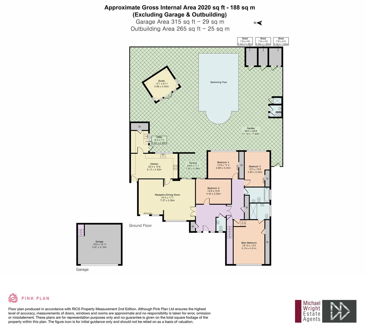 Genesee, 150, Barnet Road, Arkley Village, Barnet floorplan