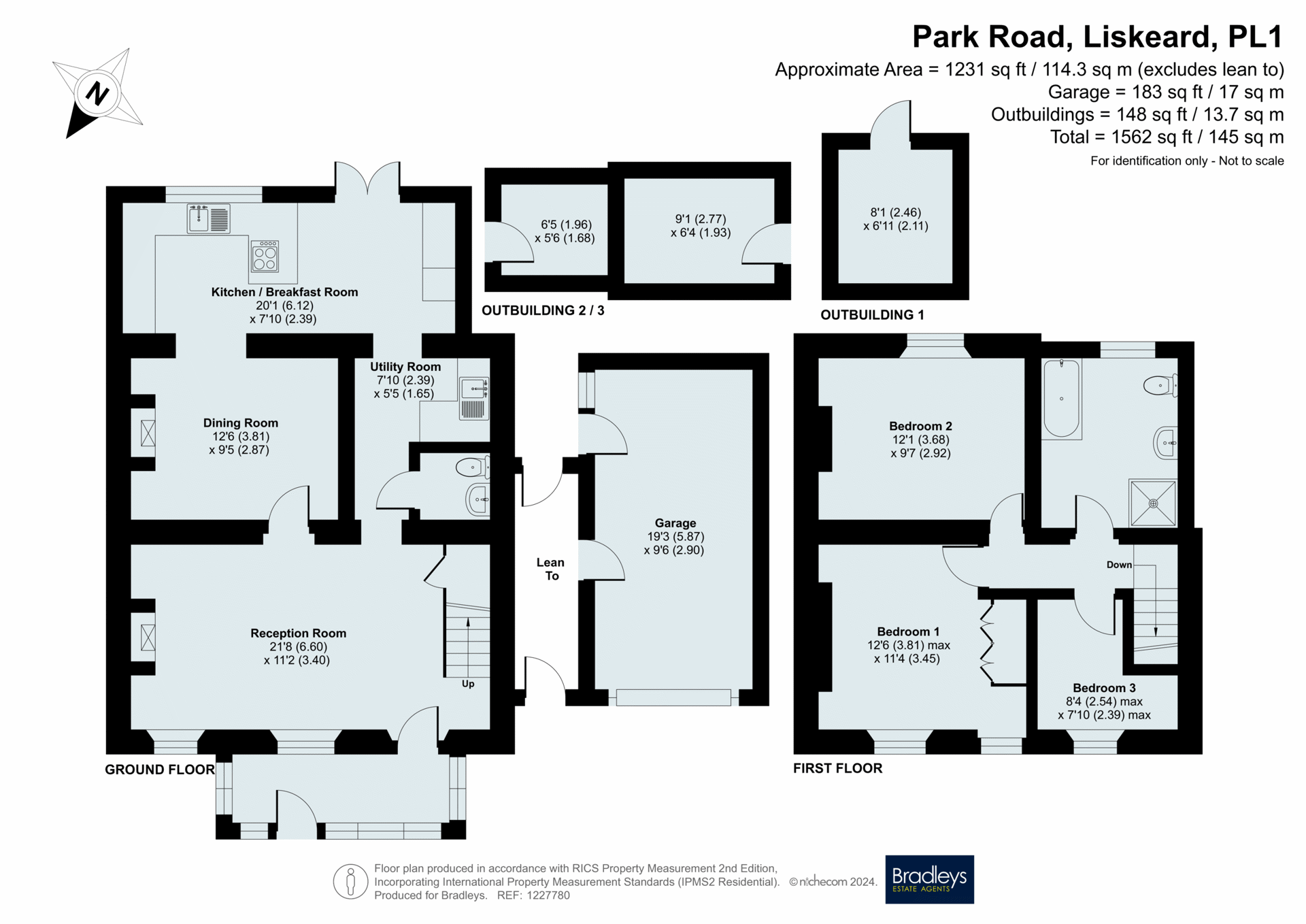 Glenrise,, Slade Park Road, Liskeard floorplan
