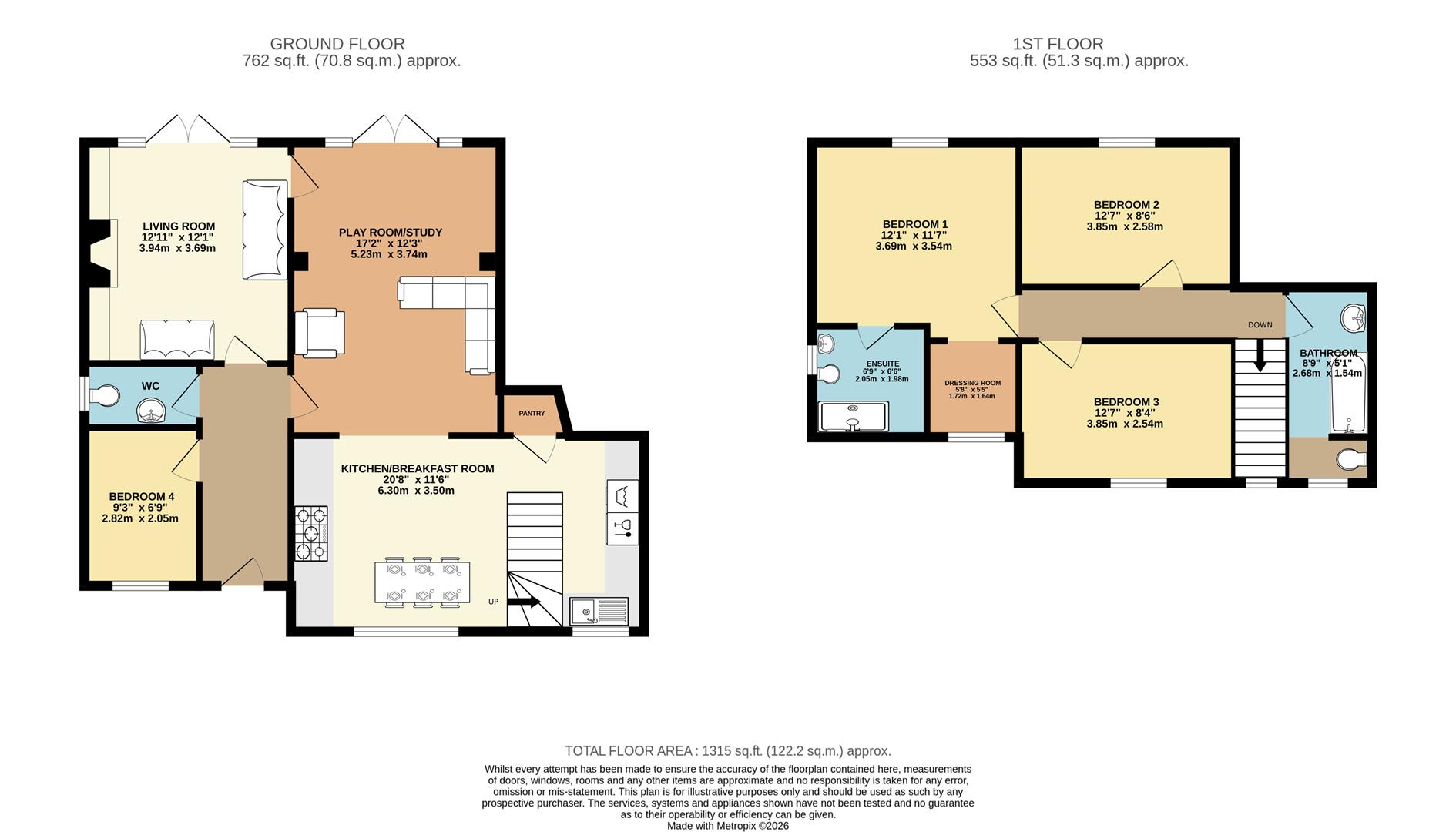 10, Mereside, Ely floorplan