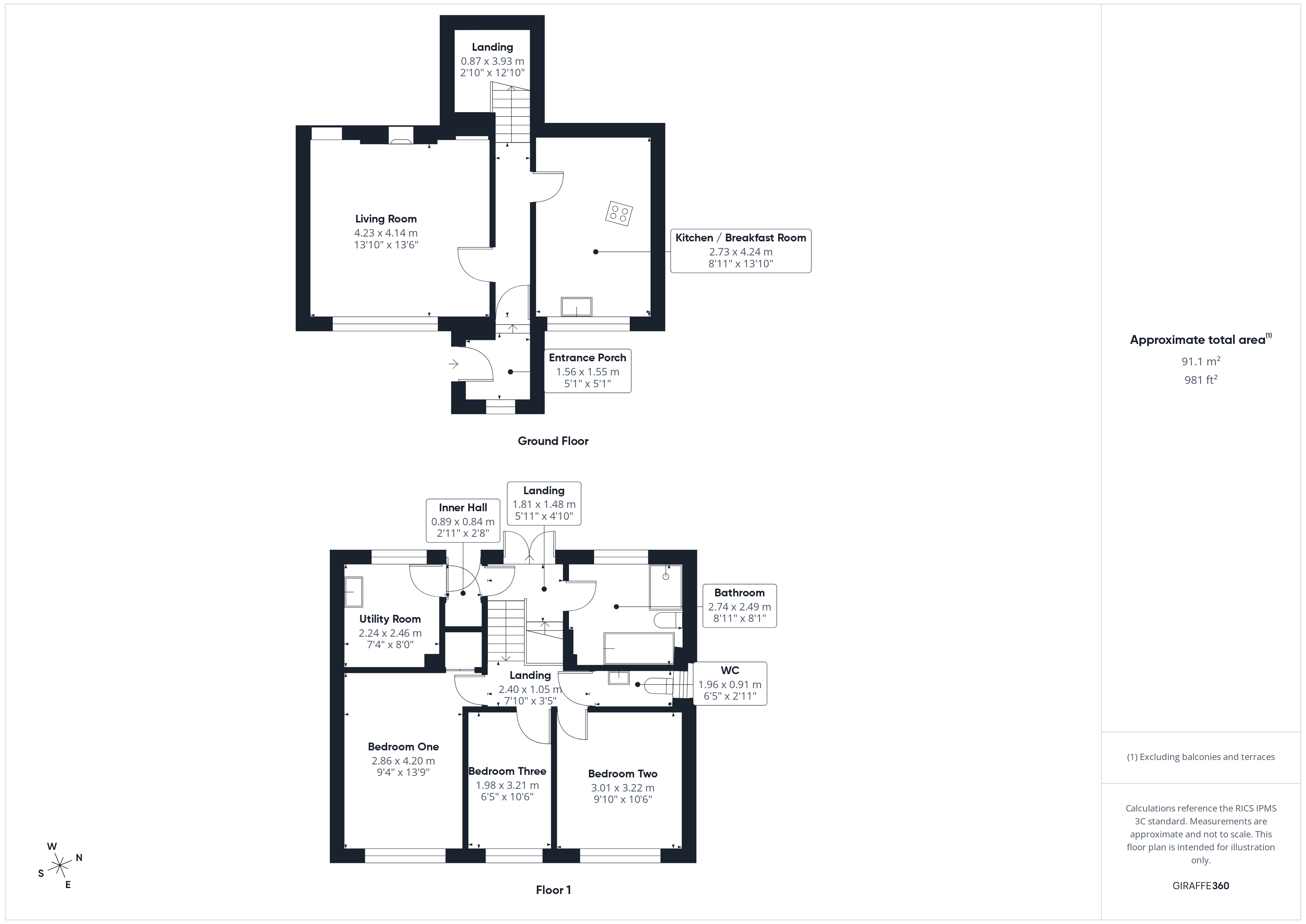 1, Eastwood Place, Bristol floorplan