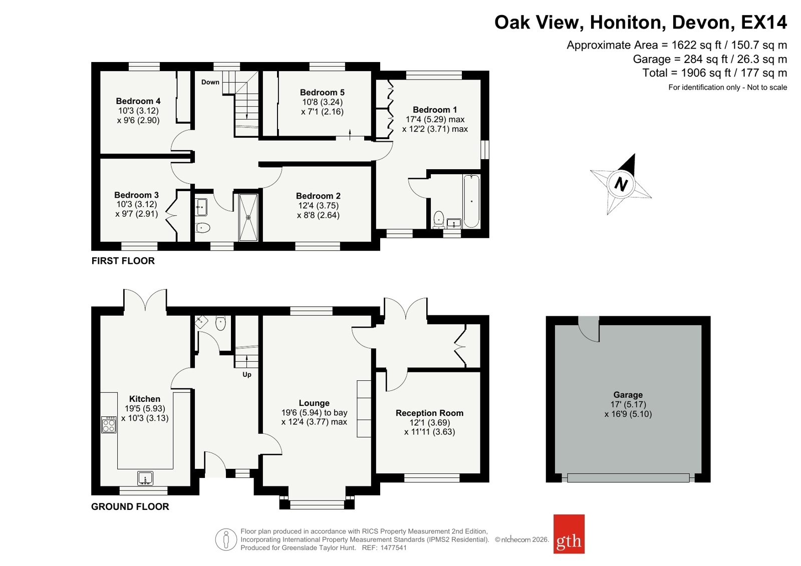 27, Oak View, Devon floorplan