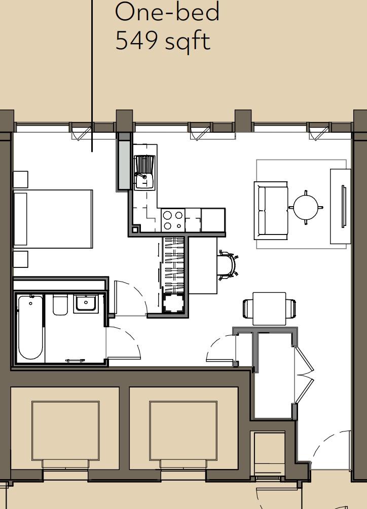Edition, CT 308, Brindley Drive, Birmingham floorplan