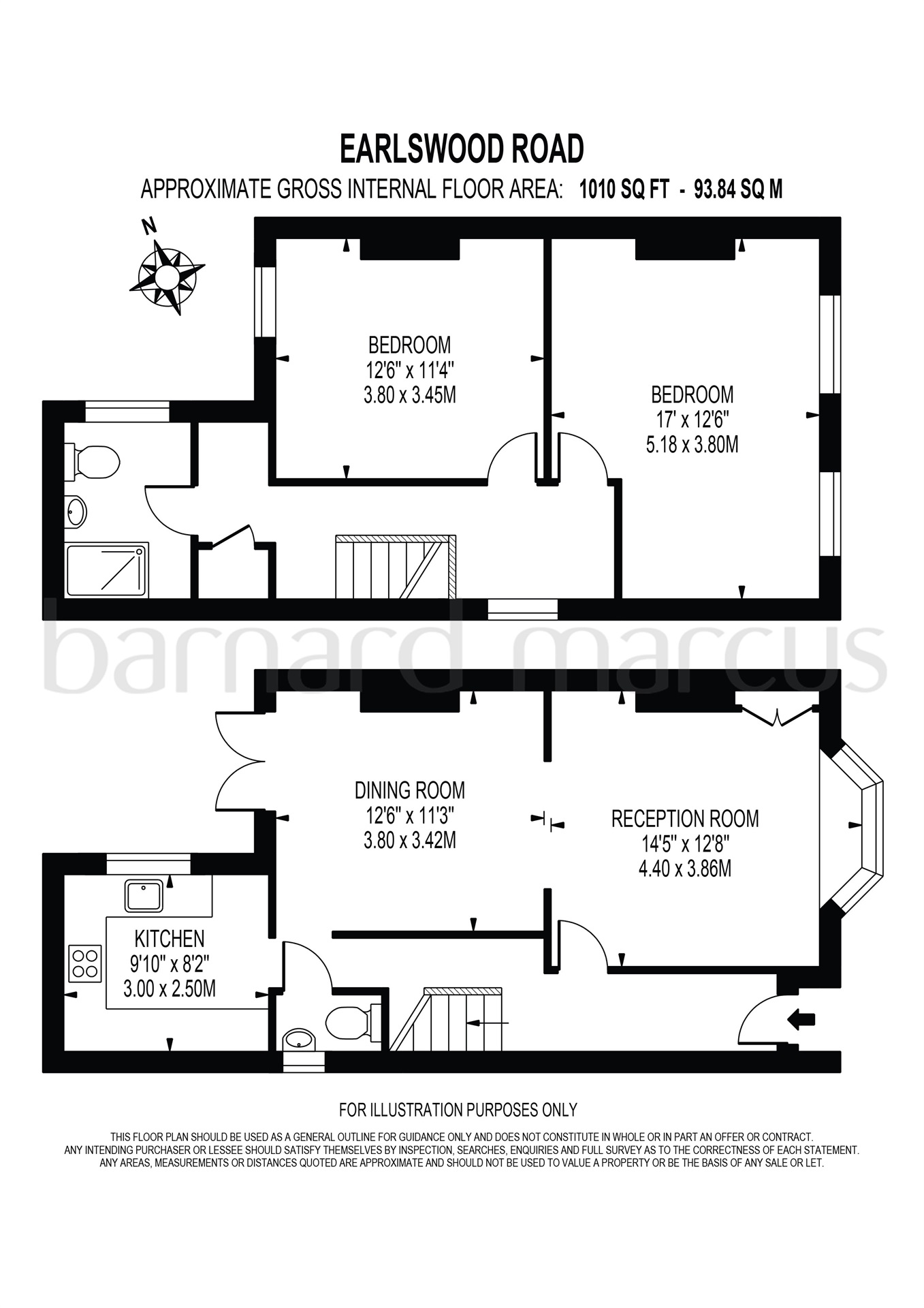 Earlswood Road, Redhill RH1, 2 bedroom terraced house for sale