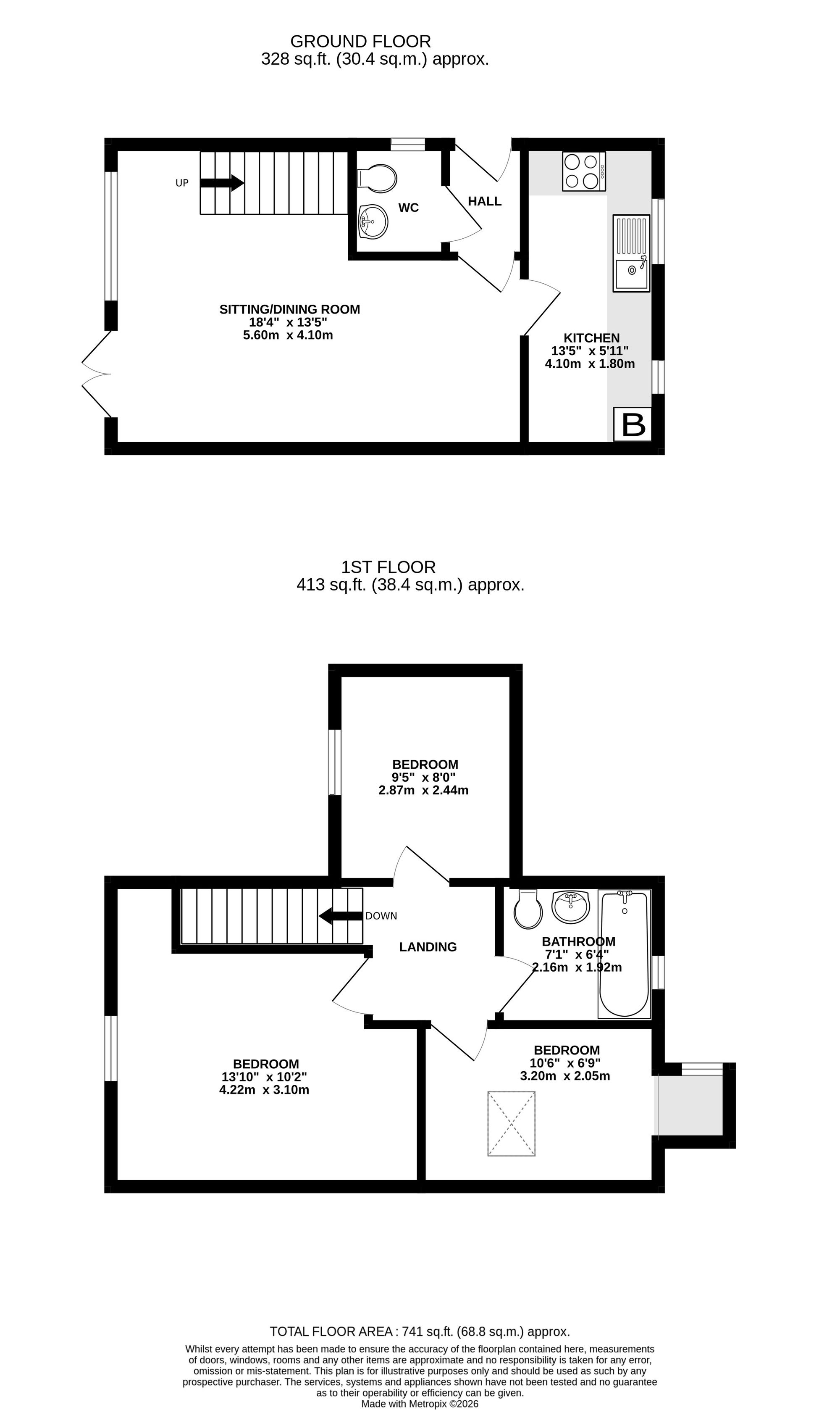 4 Tonkins Ope The Terrace, Penryn floorplan