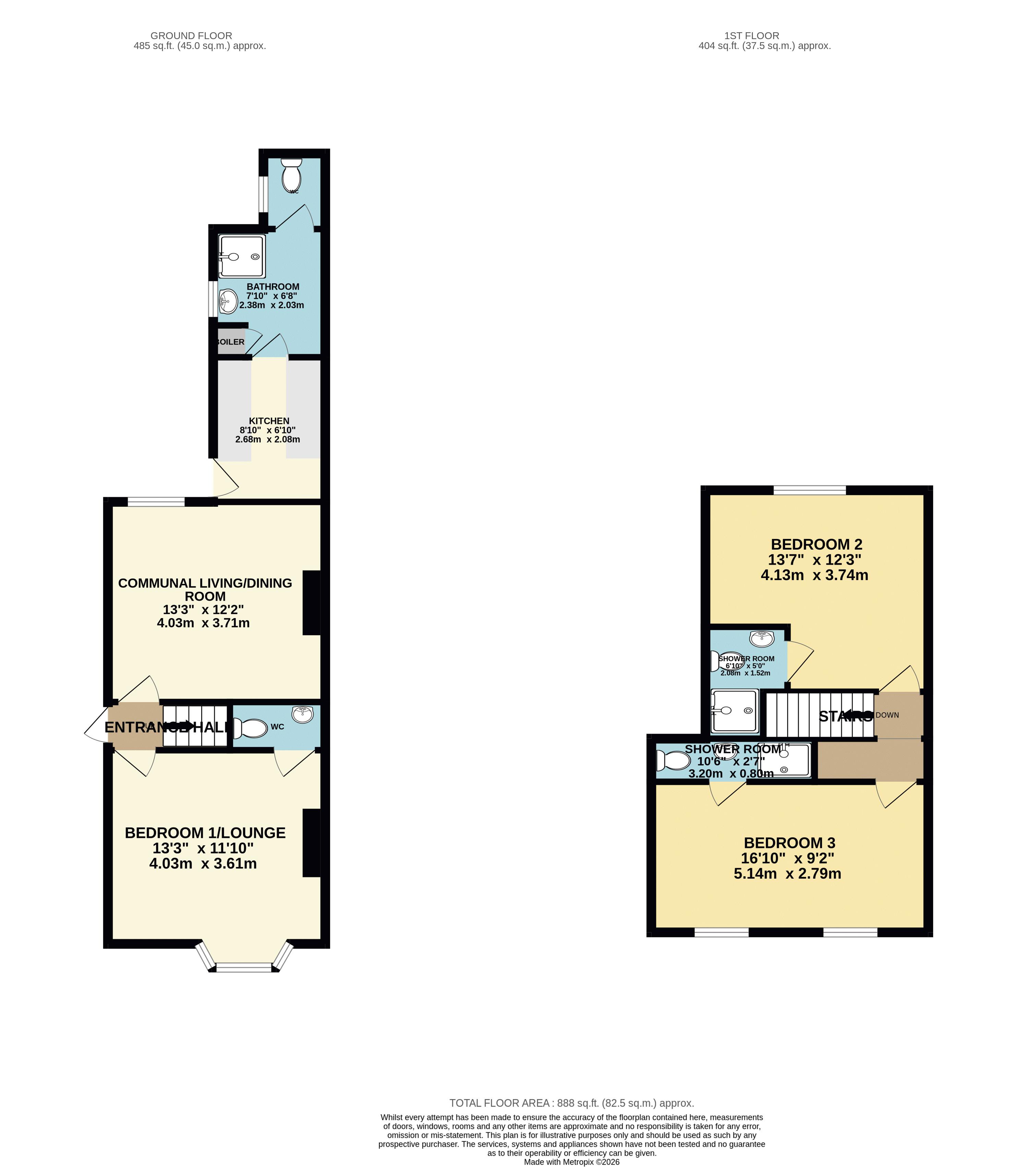 85, Newland Street West, Lincoln floorplan
