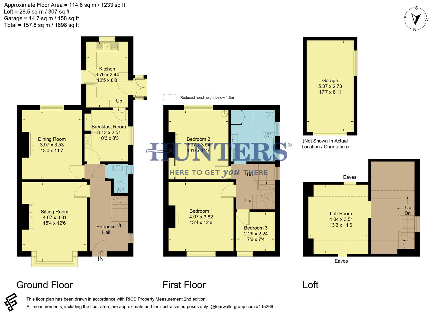 13, Thorpe Lane, Leeds floorplan