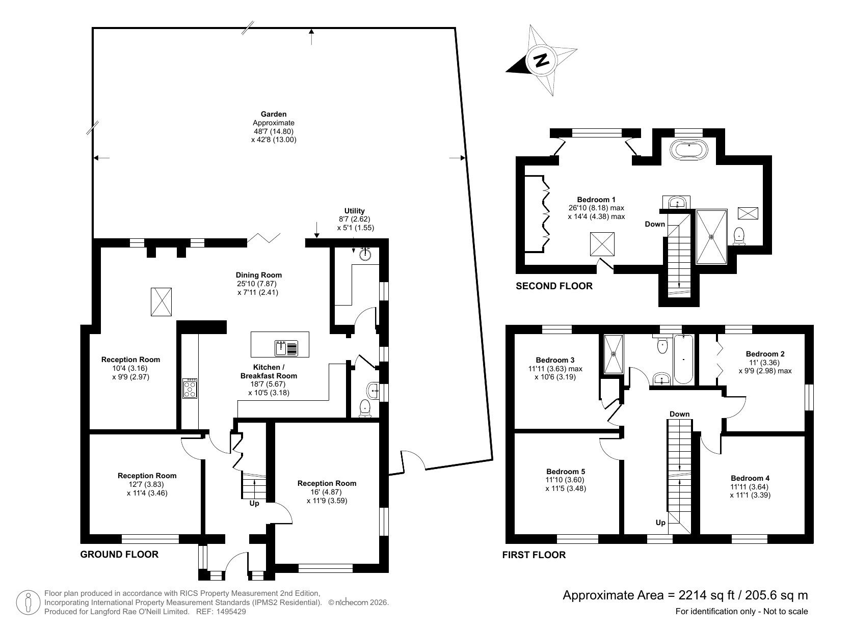 2 Orchard Way, Sevenoaks floorplan