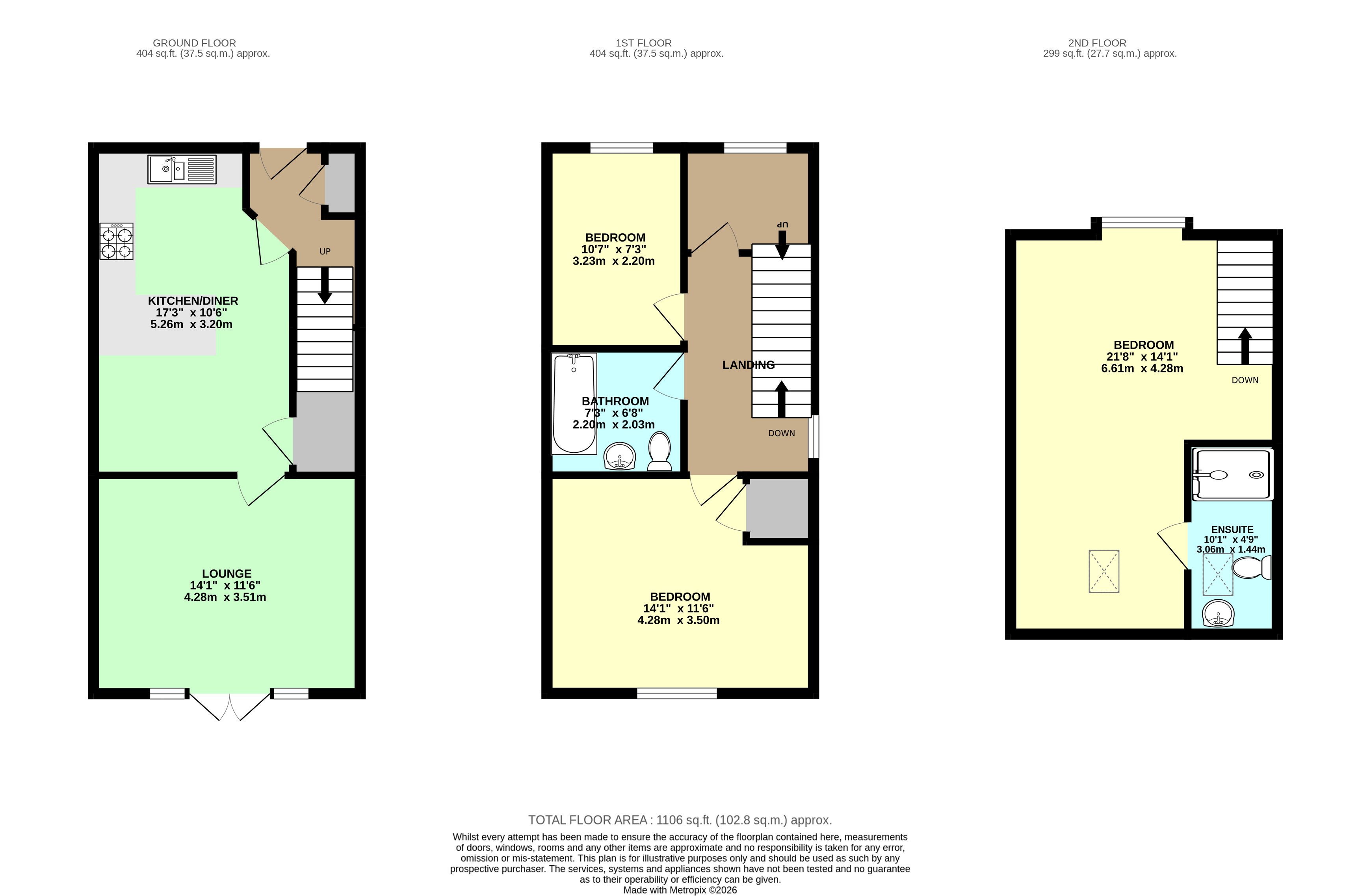 27, Bramble Garth, Selby floorplan