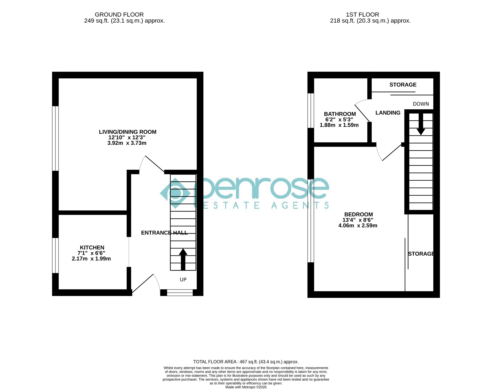 87, Glenfield Road, Luton floorplan