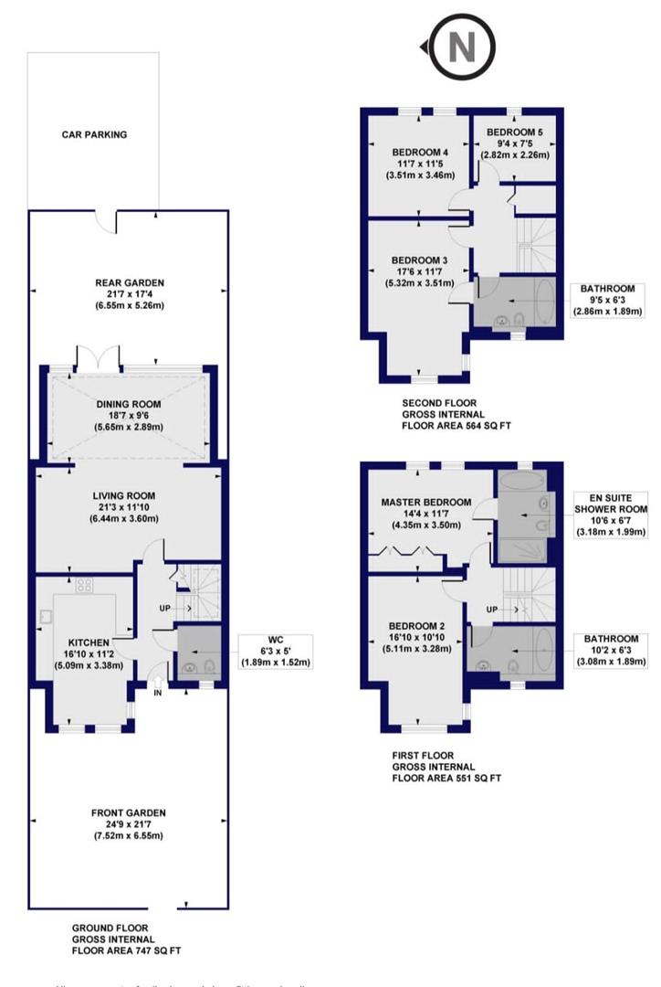 13, Kinsale Close, London floorplan