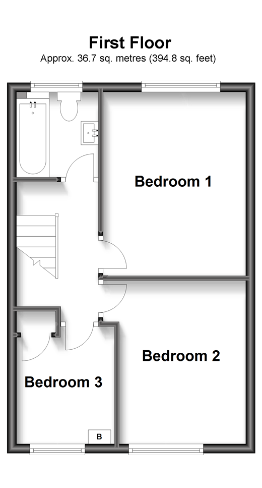 Freshfield Gardens, Waterlooville, Hampshire PO7, 3 bedroom terraced