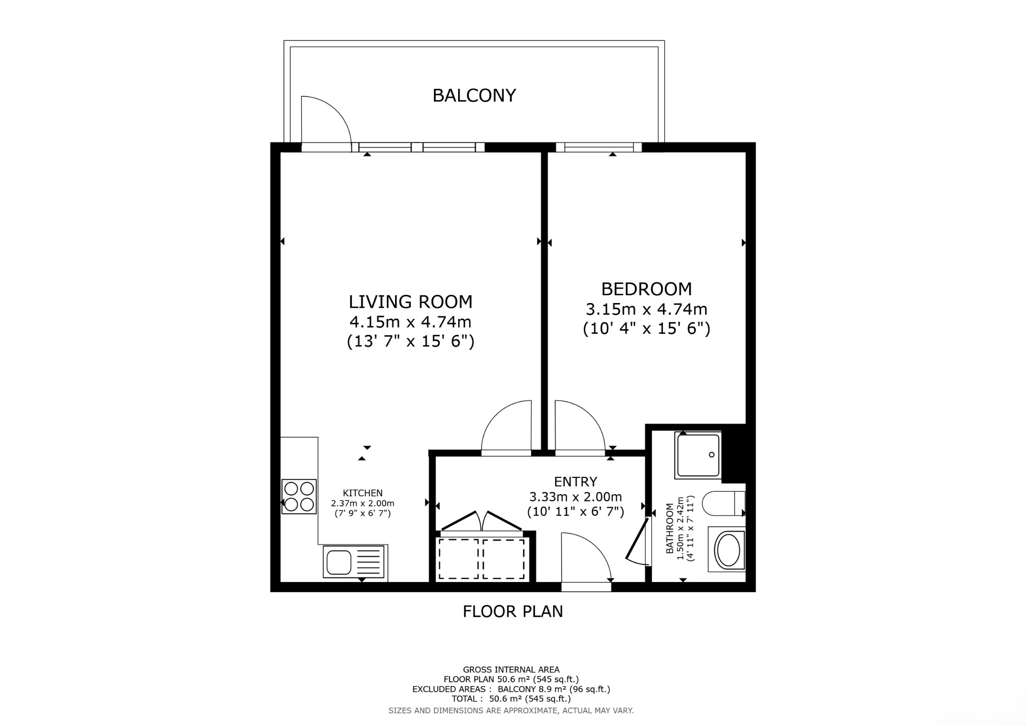 99, George Street, Ashford floorplan
