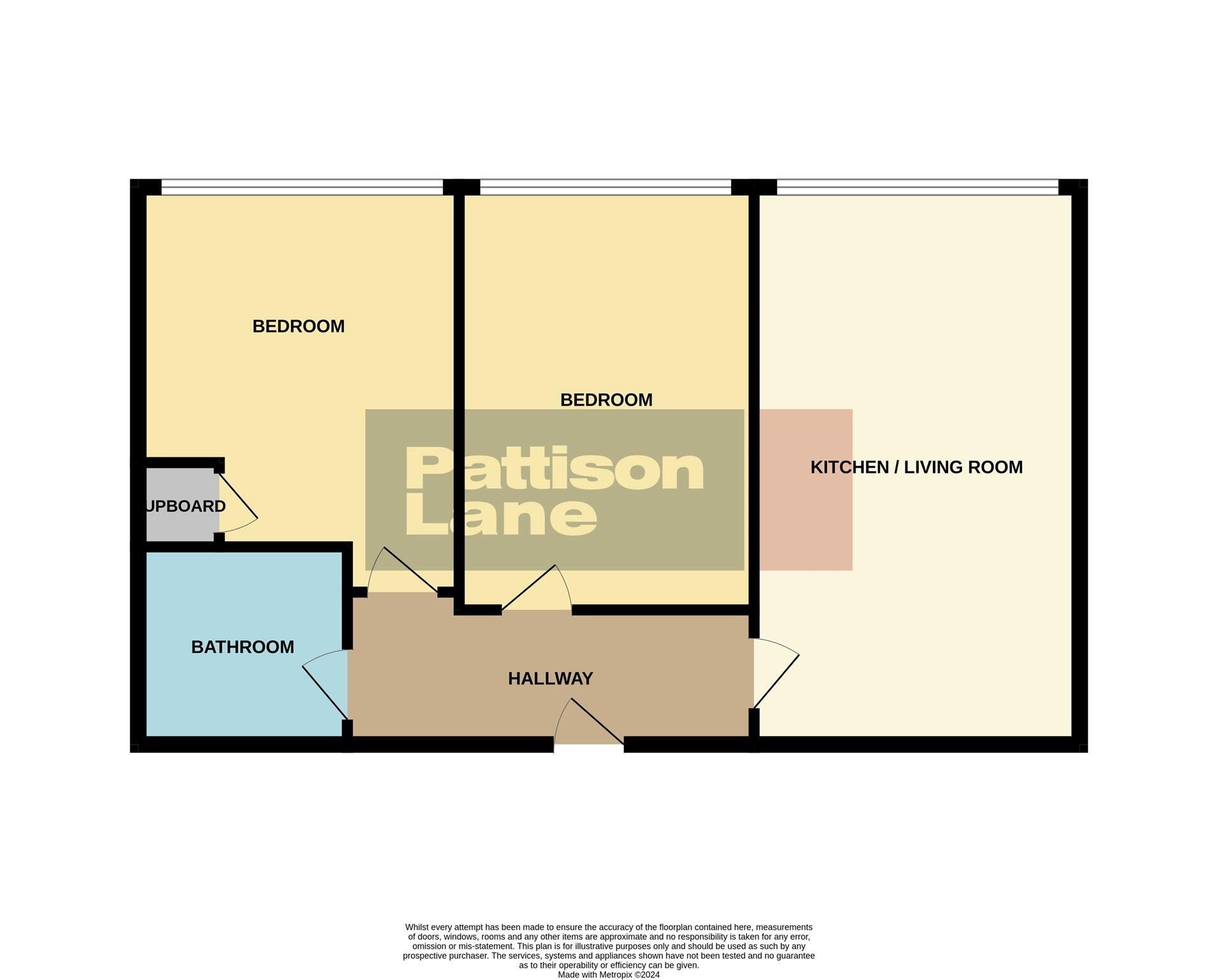 Flat 39, Clarendon House, 8-12, Station Road, Kettering floorplan