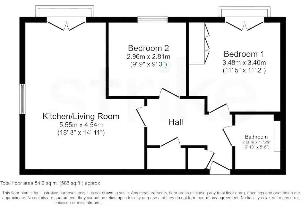 85, Careys Way, Weston-super-Mare floorplan