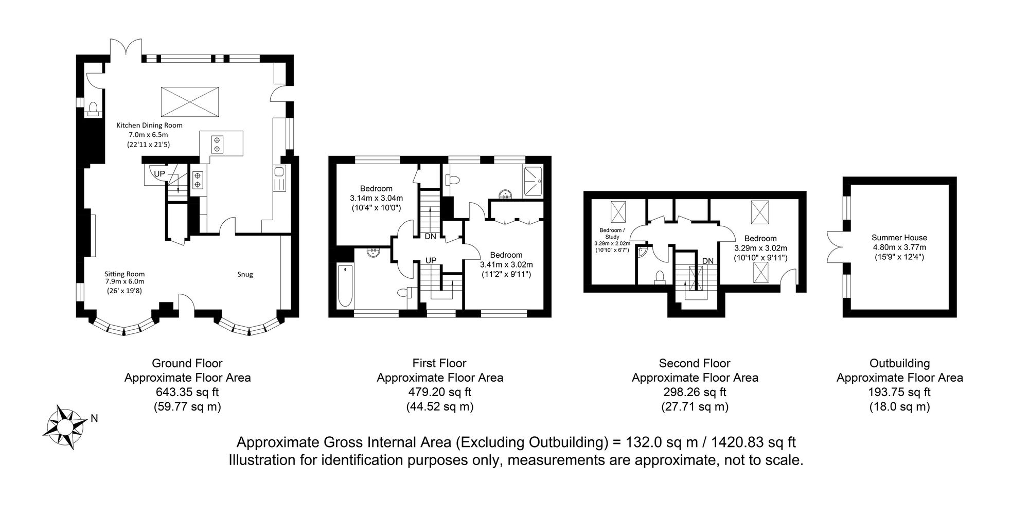 Flint Cottage The Street, Lewes floorplan