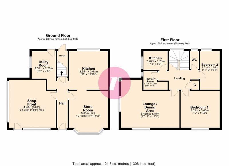 64, Edenfield Road, Rochdale floorplan