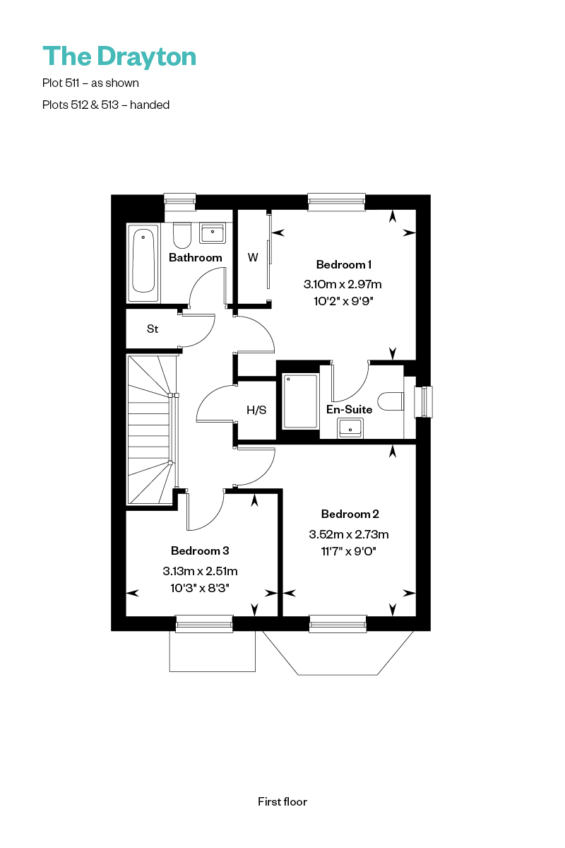 512, Willington Down, Didcot, Ox11 9Bs floorplan