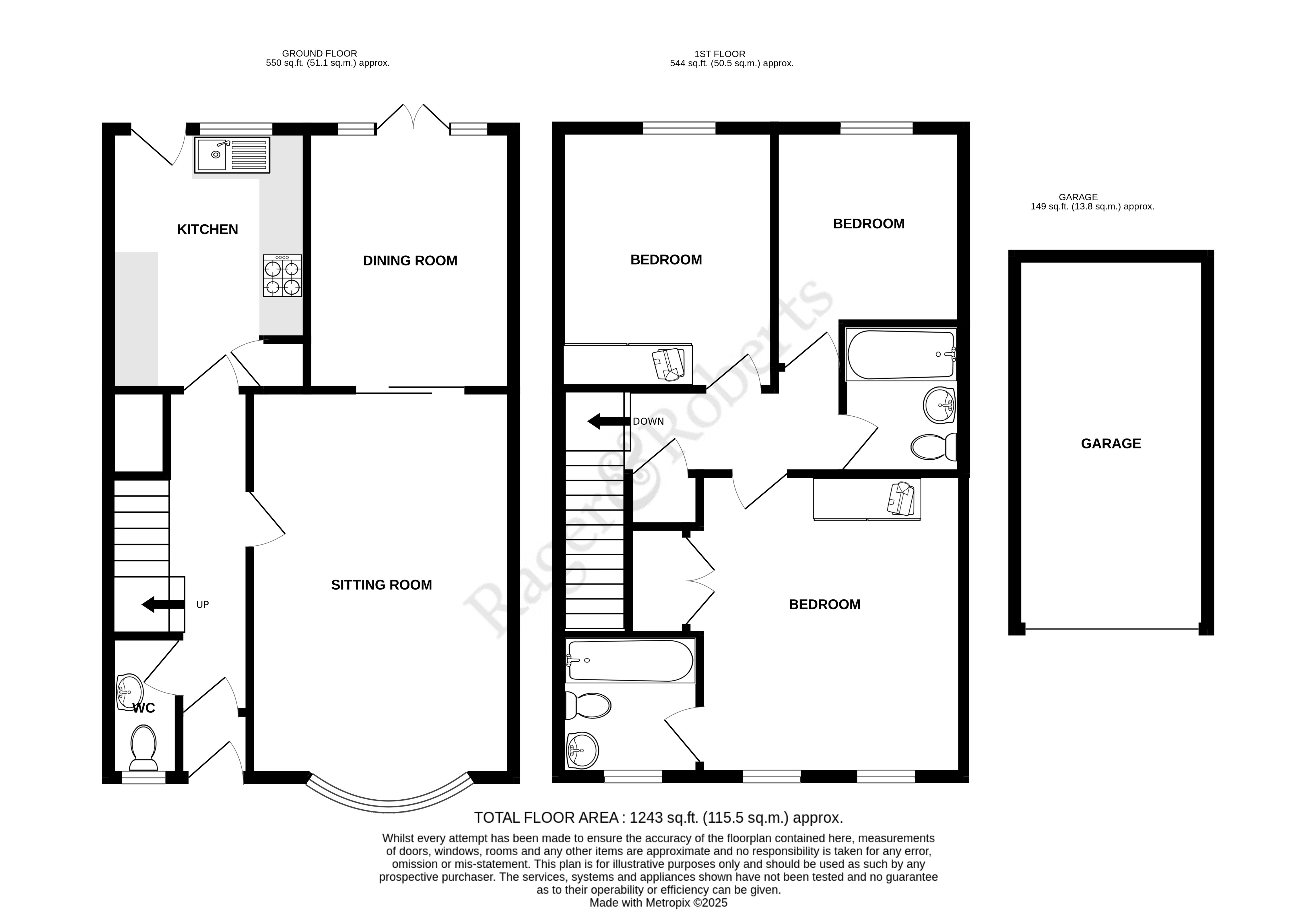 6, Naomi Close, East Sussex floorplan