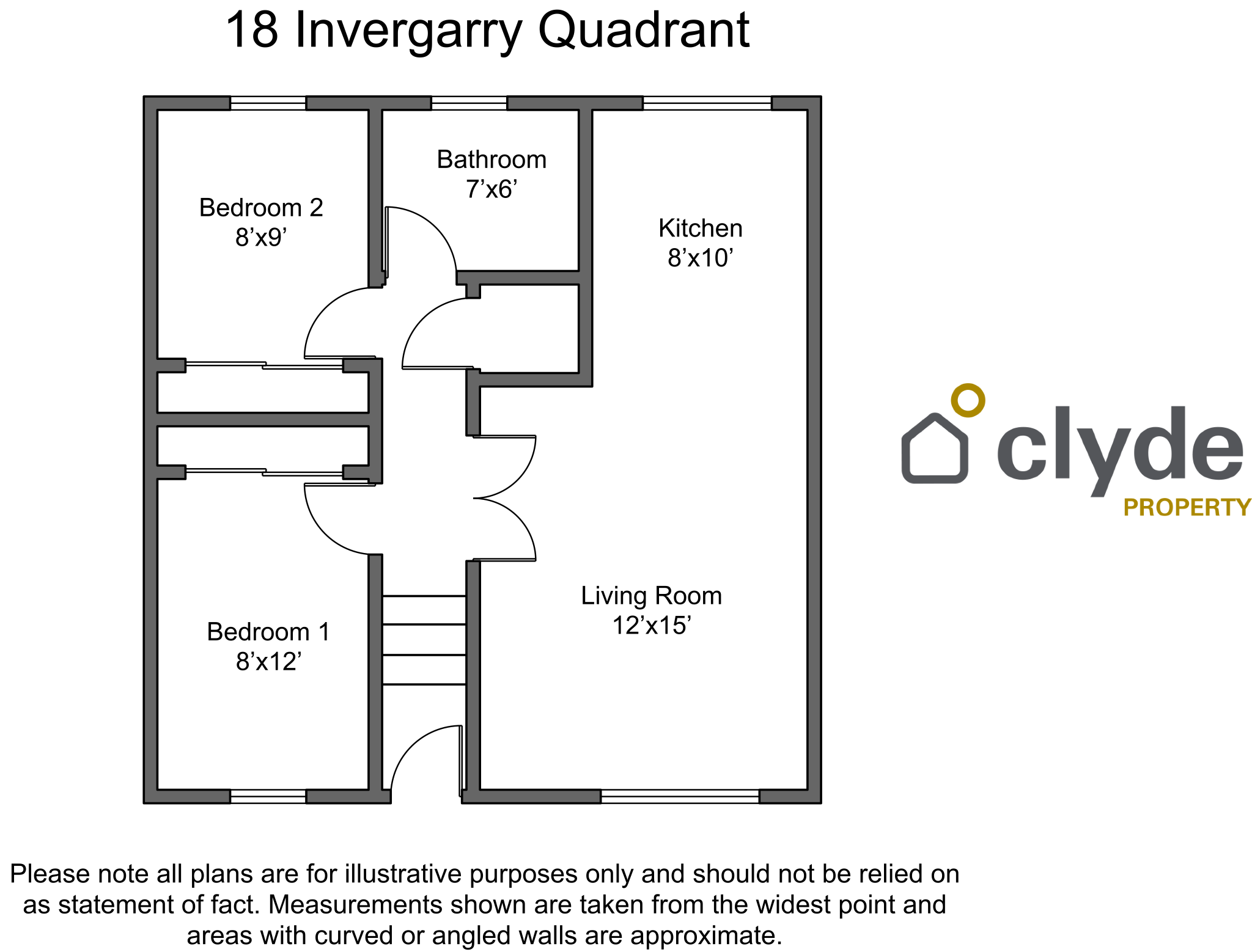 18, Invergarry Quadrant, Thornliebank floorplan
