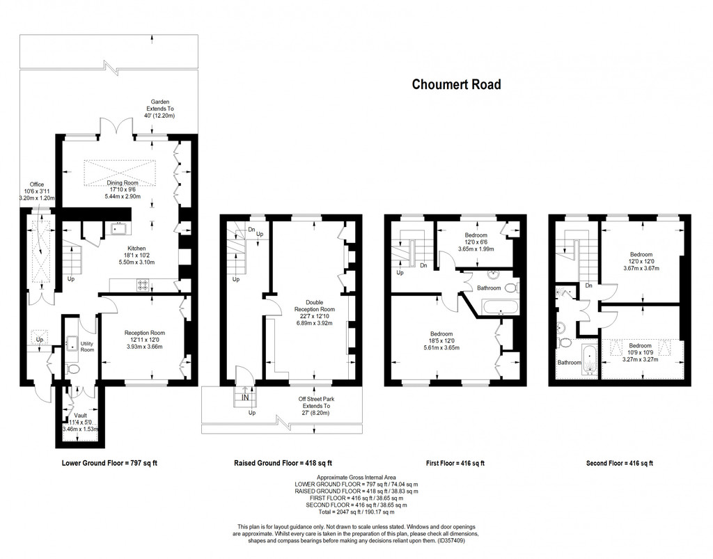 59, Choumert Road, Peckham Rye floorplan