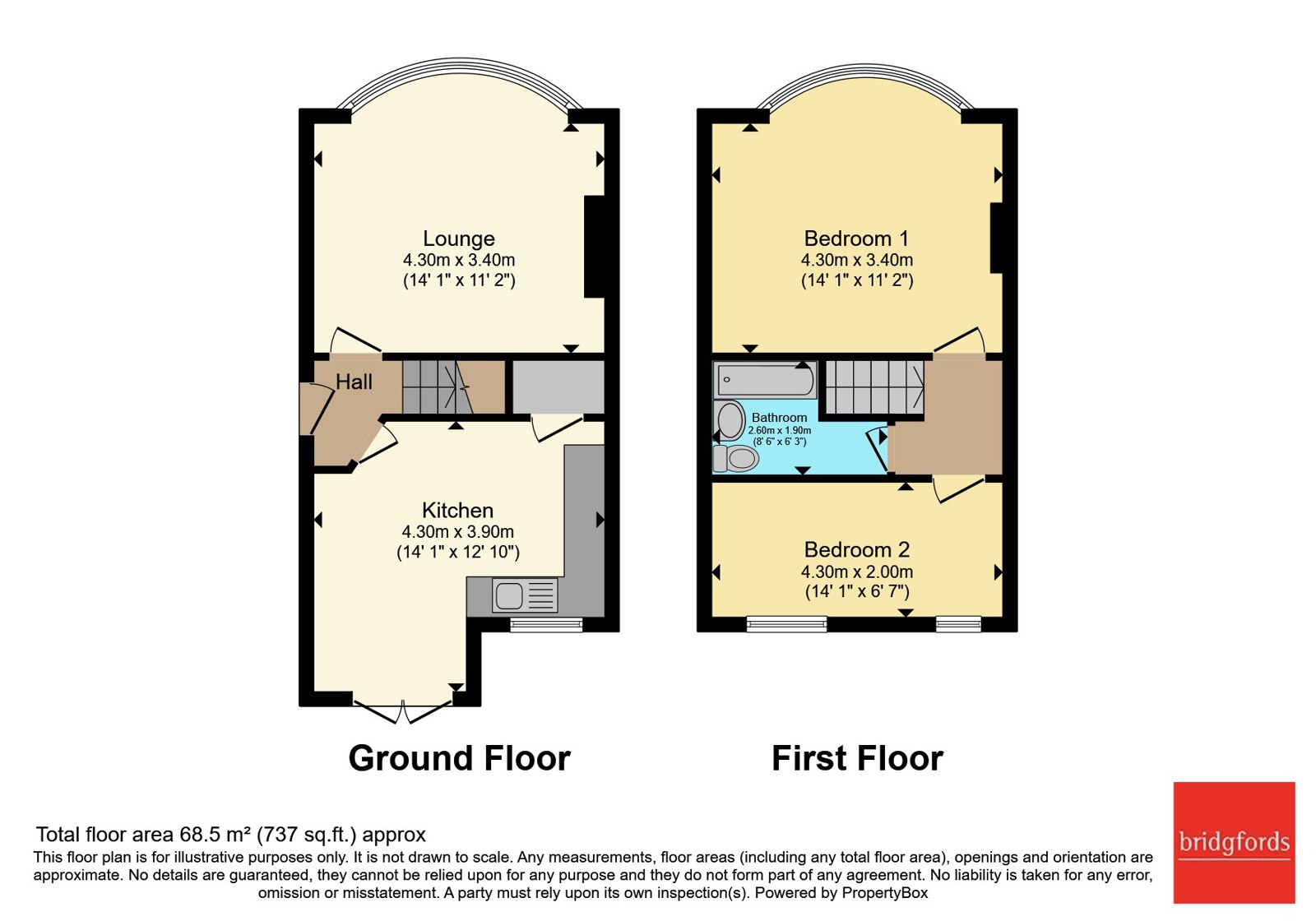19, North Rise, Durham floorplan
