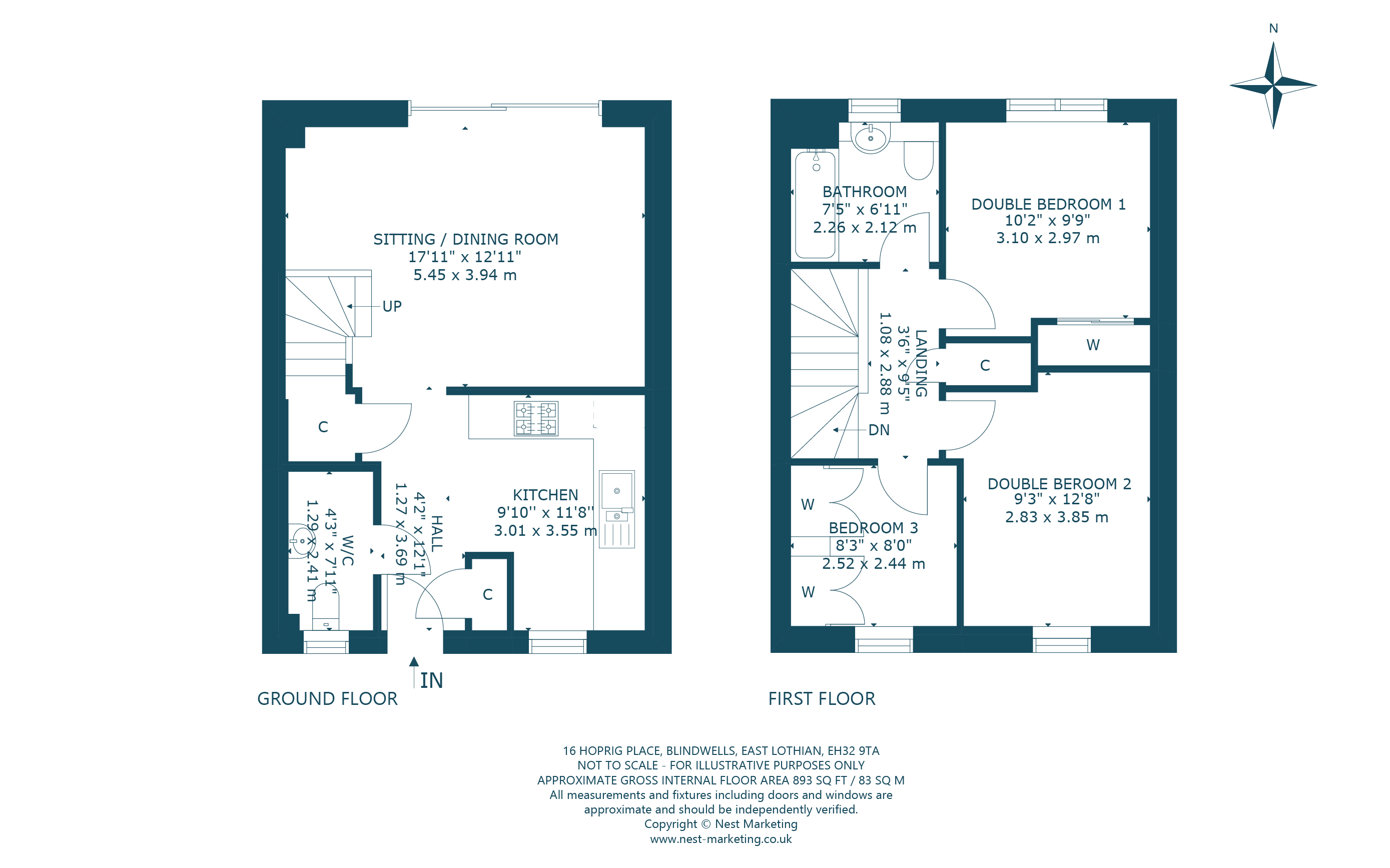 16, Hoprig Place, Blindwells floorplan