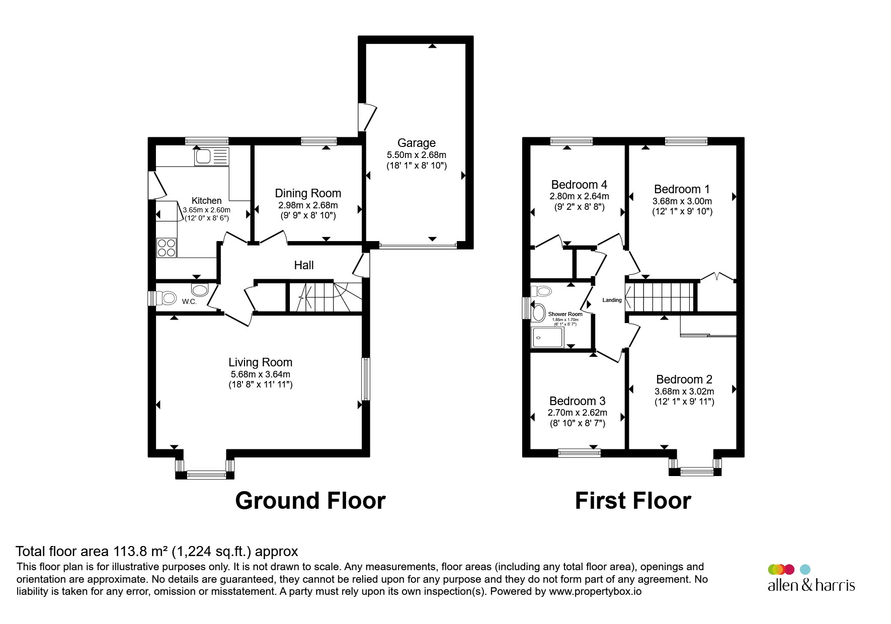 3, Windsor Close, Bristol floorplan