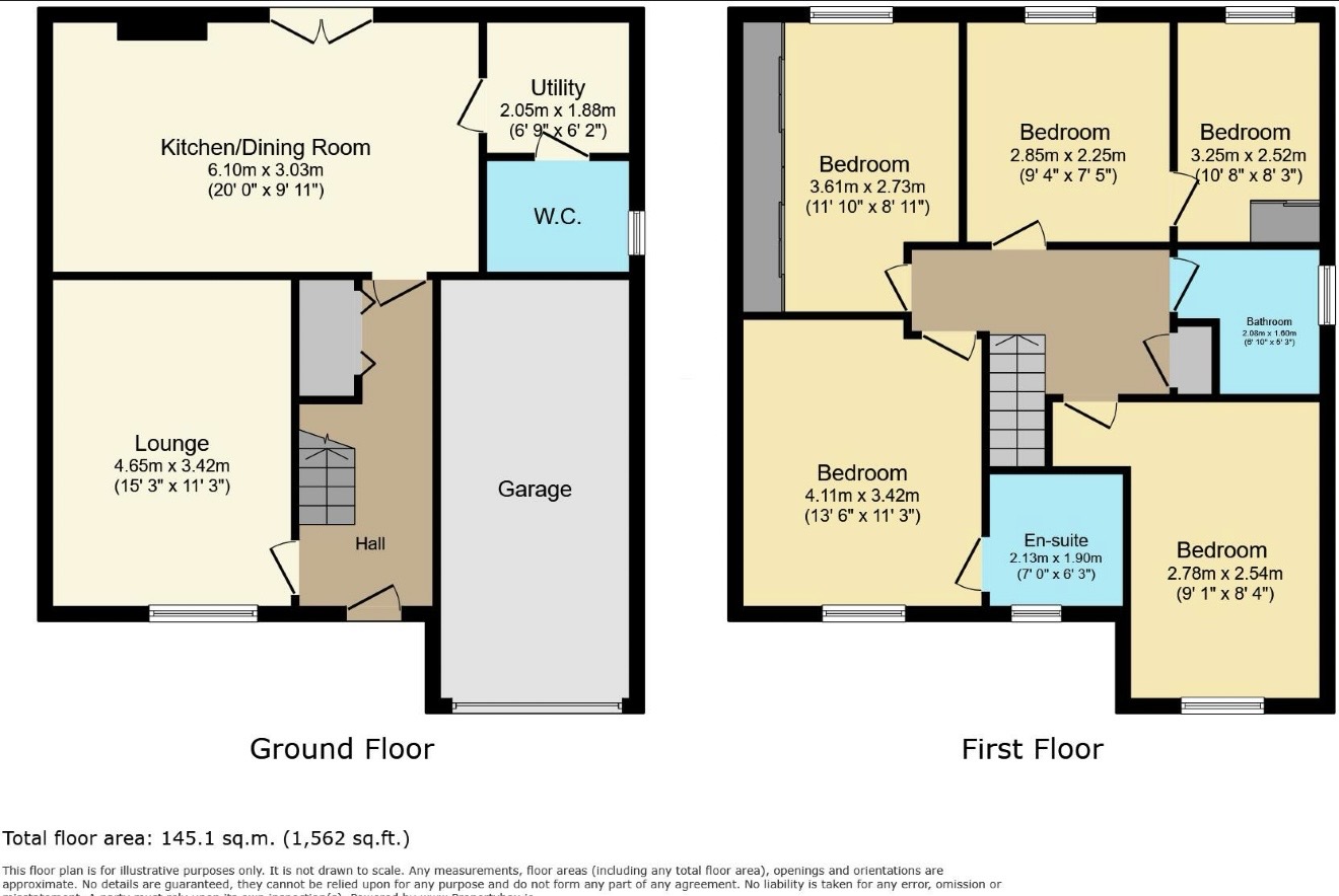 57, Allison Crescent, Redding, Falkirk, FK2 9FP floorplan
