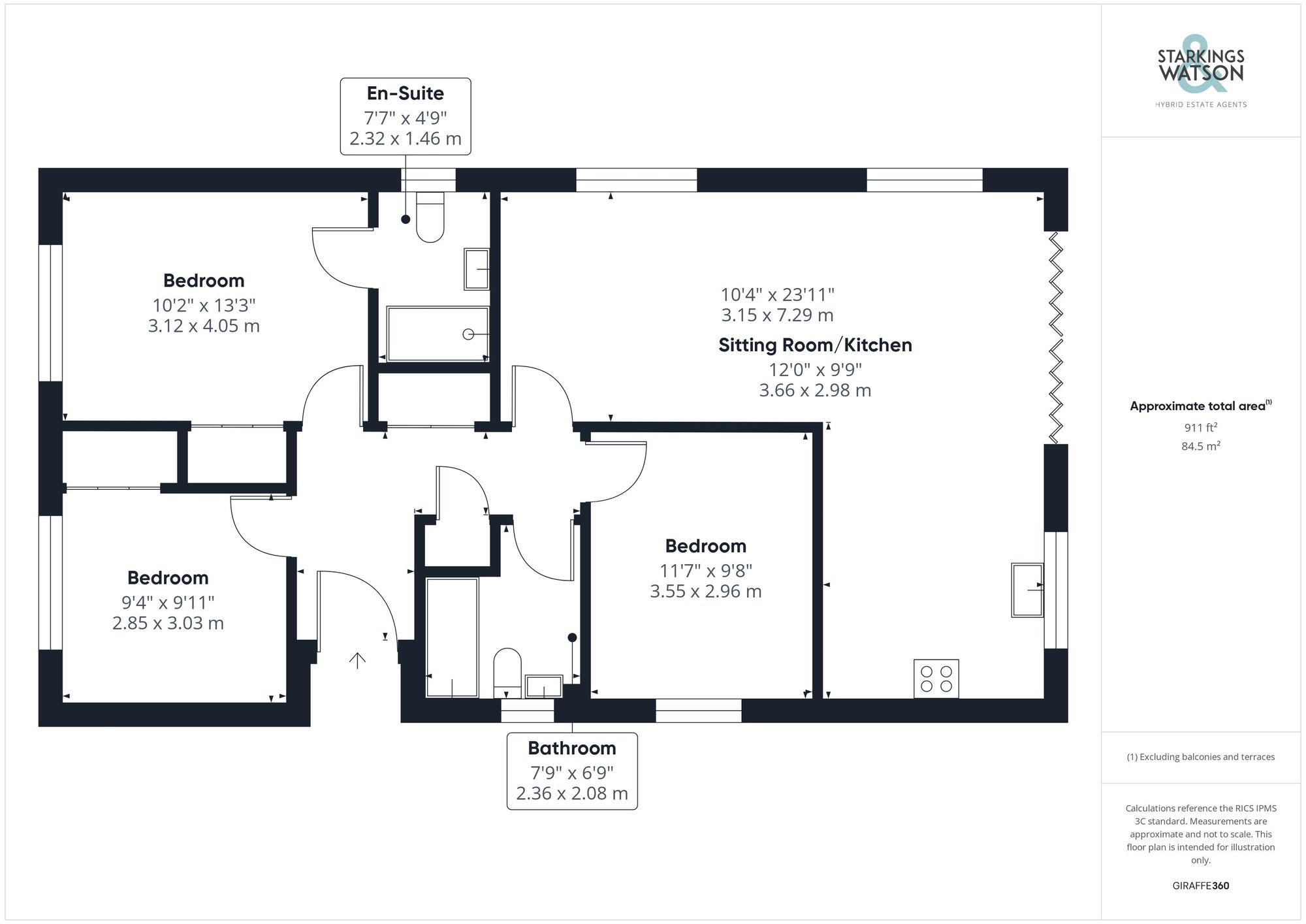 1a The Loke, Bungay floorplan