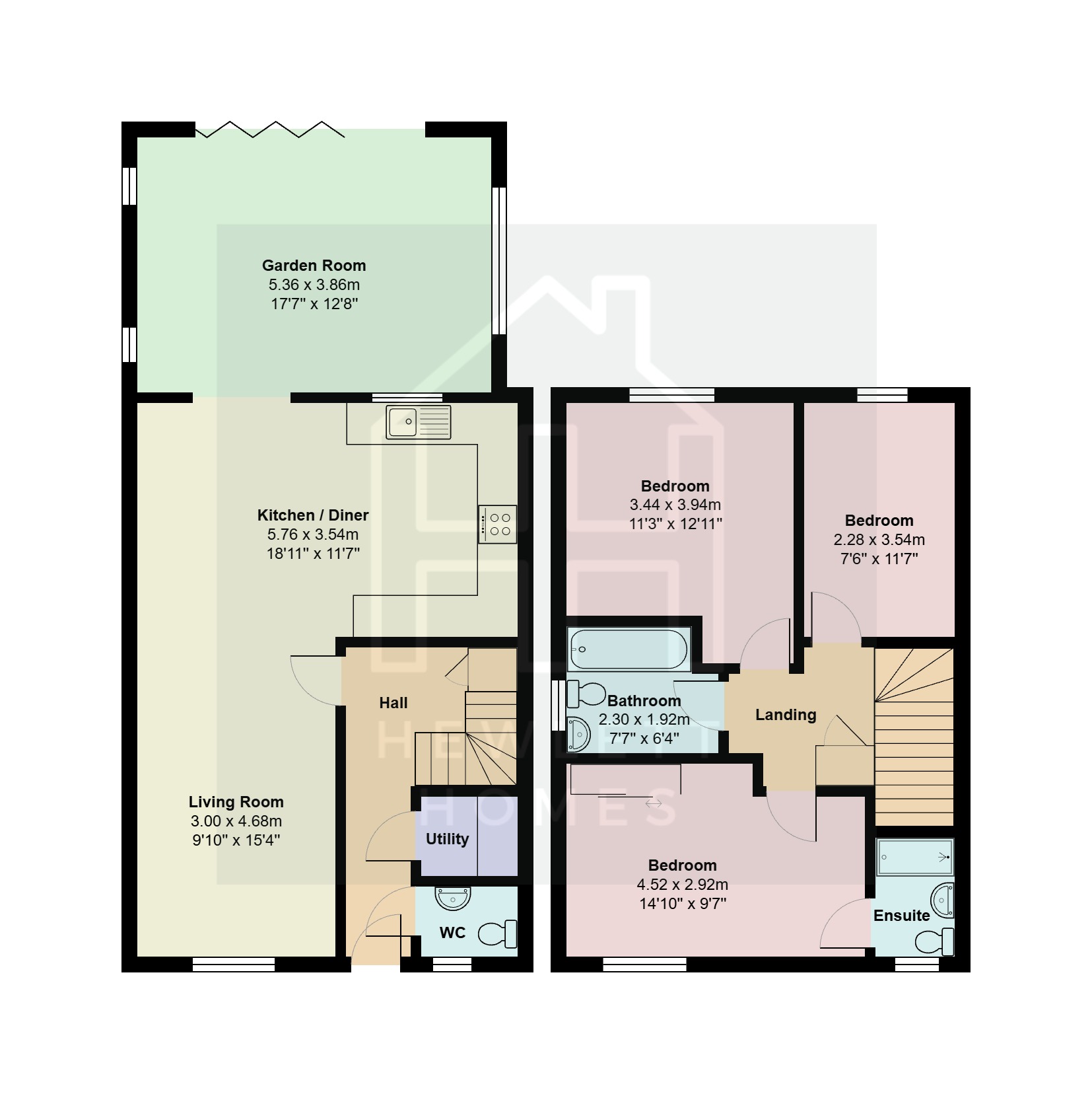 2, Babbage Row, Weston-super-Mare floorplan
