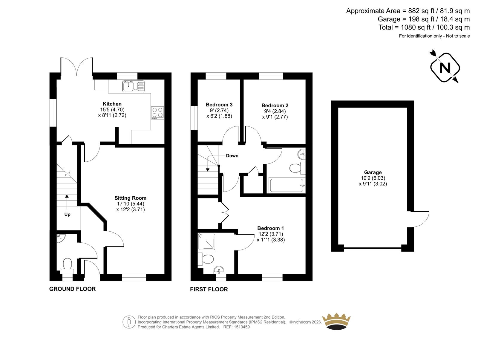 11, Twitchens Road, Alton floorplan