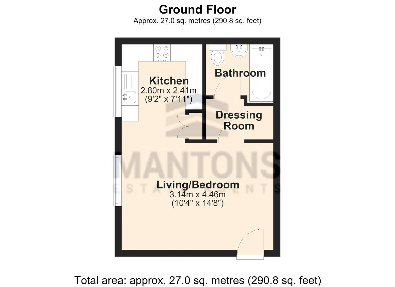 79, Coverdale, Luton floorplan