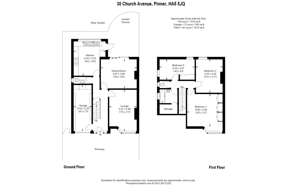 3 Bedrooms Semi-detached house to rent in Church Avenue, Pinner HA5