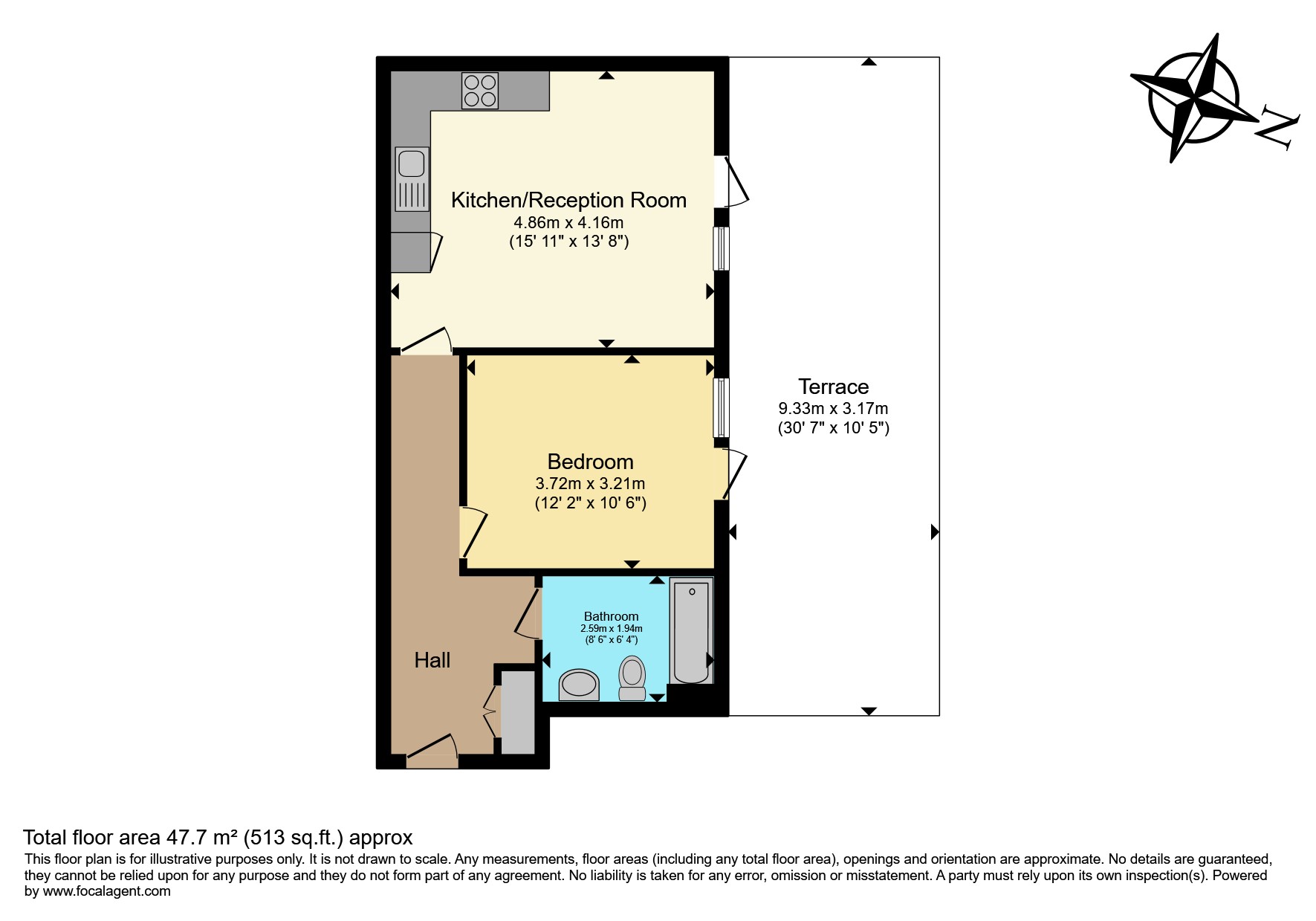 75, Williams Way, Wembley floorplan