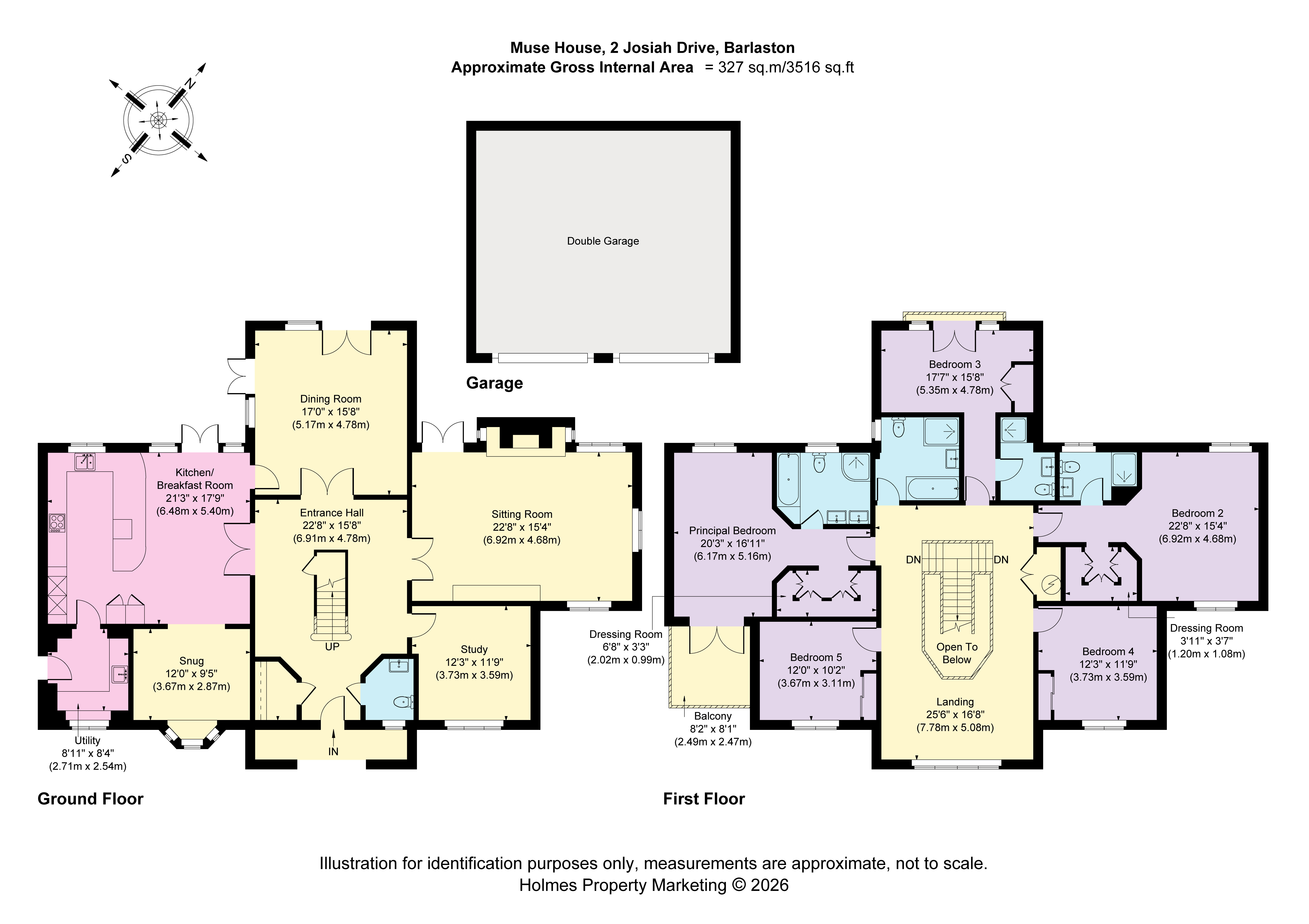 2, Josiah Drive, Stoke-on-Trent floorplan